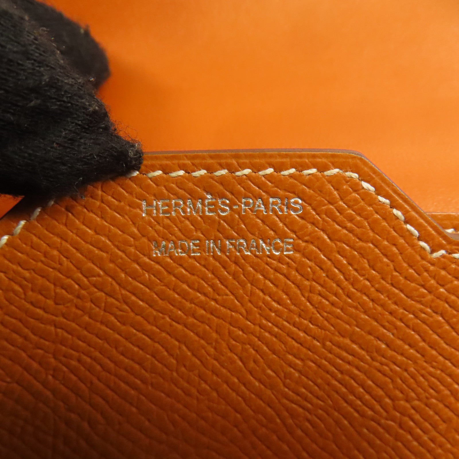 HERMES Epsom皮革Passant en Excellent Etat Marron長錢包