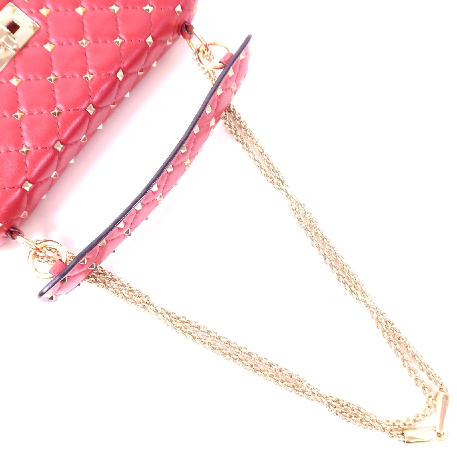 Valentino 牛皮皮革Garavani Rockstud金扣手挽肩背兩用袋