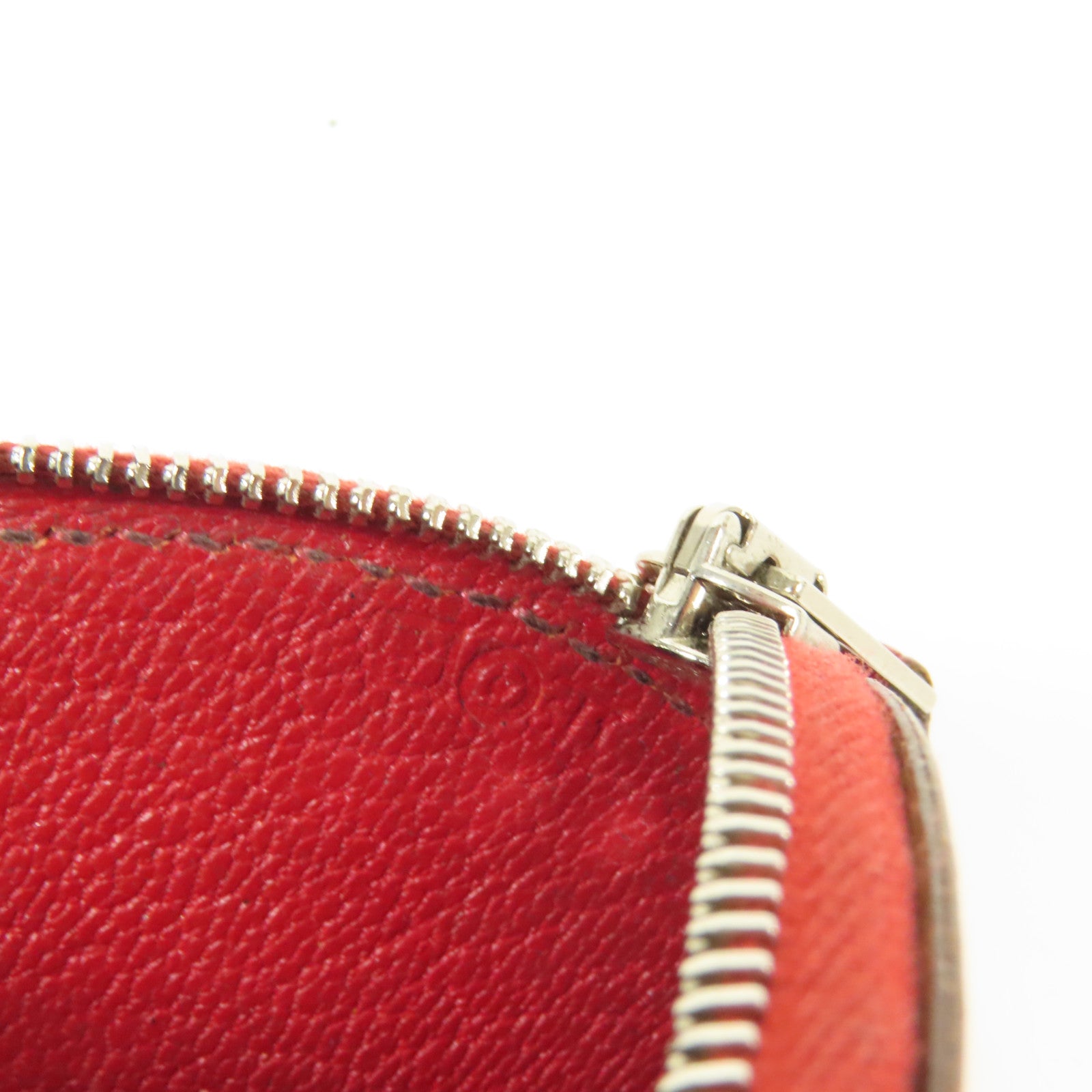 HERMES Chevre皮革Evelyne Coin Purse零錢包Red