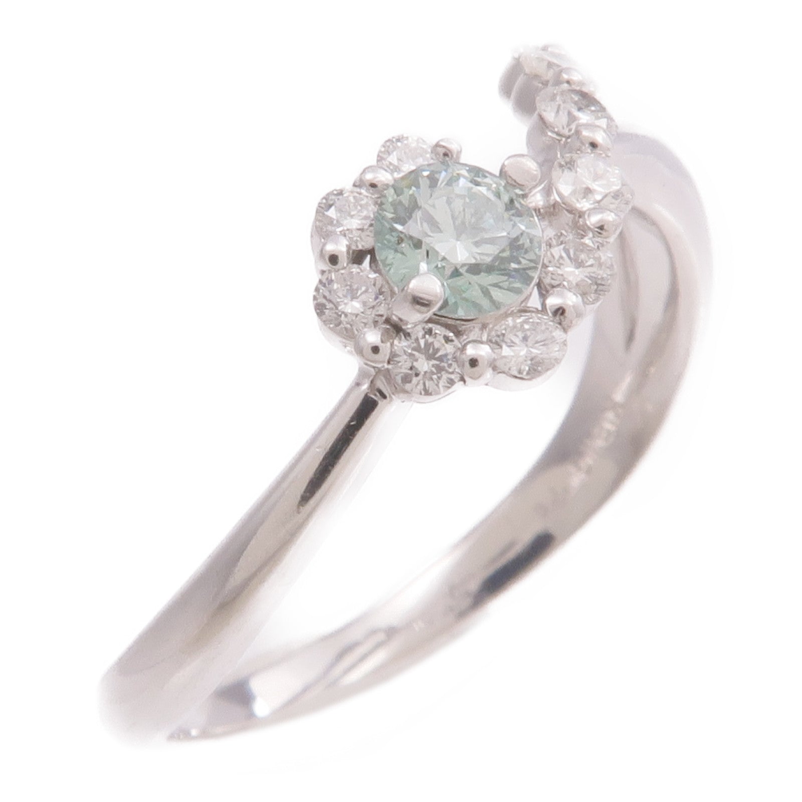 JEWELRY 18K白金Diamond Ring鑽石戒指US#8