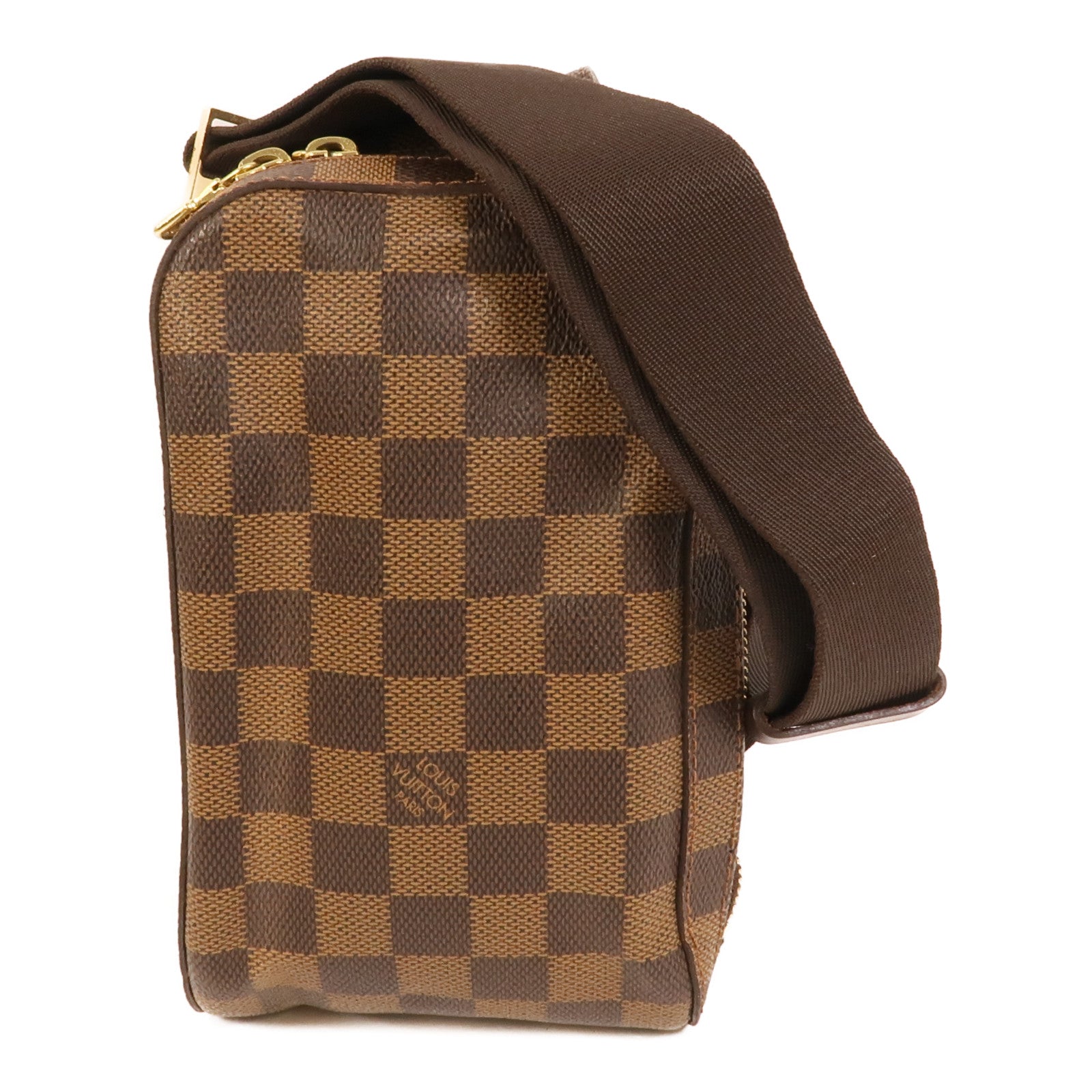 LOUIS VUITTON Damier Geronimos金扣腰包