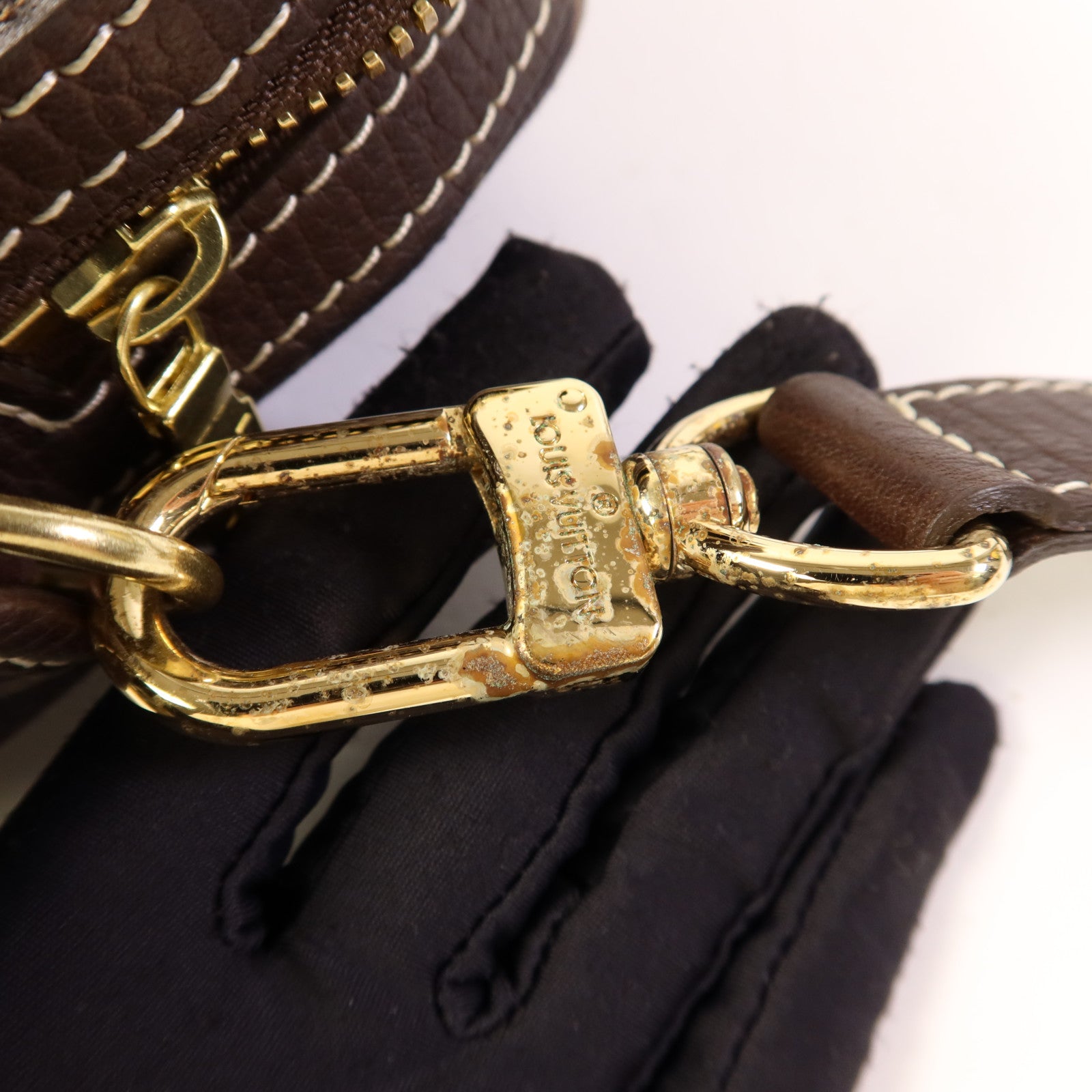 LOUIS VUITTON Monogram Idylle Mini Sac Langer金扣手挽肩背兩用袋