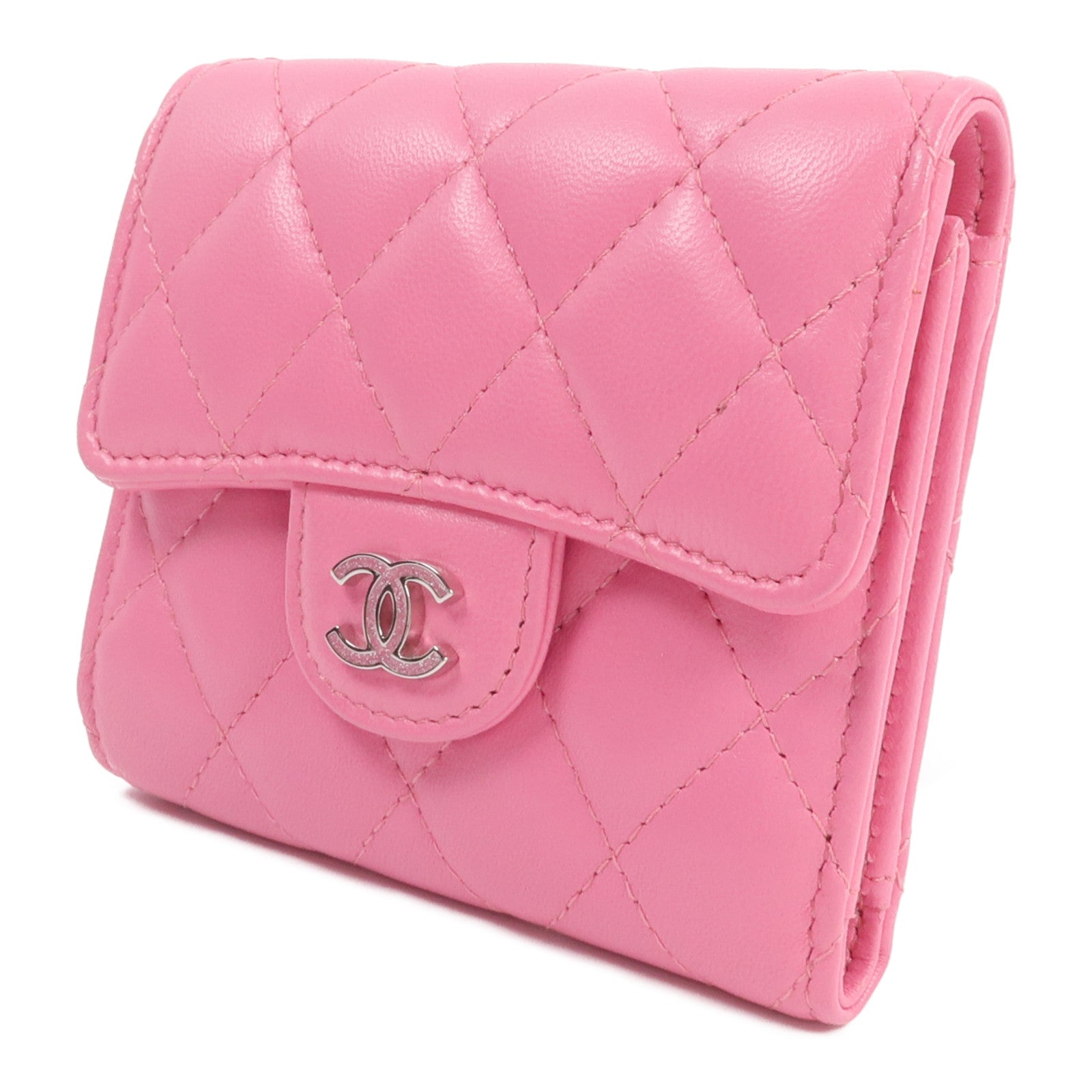 CHANEL 羊皮皮革Classic Small Flap Wallet錢包