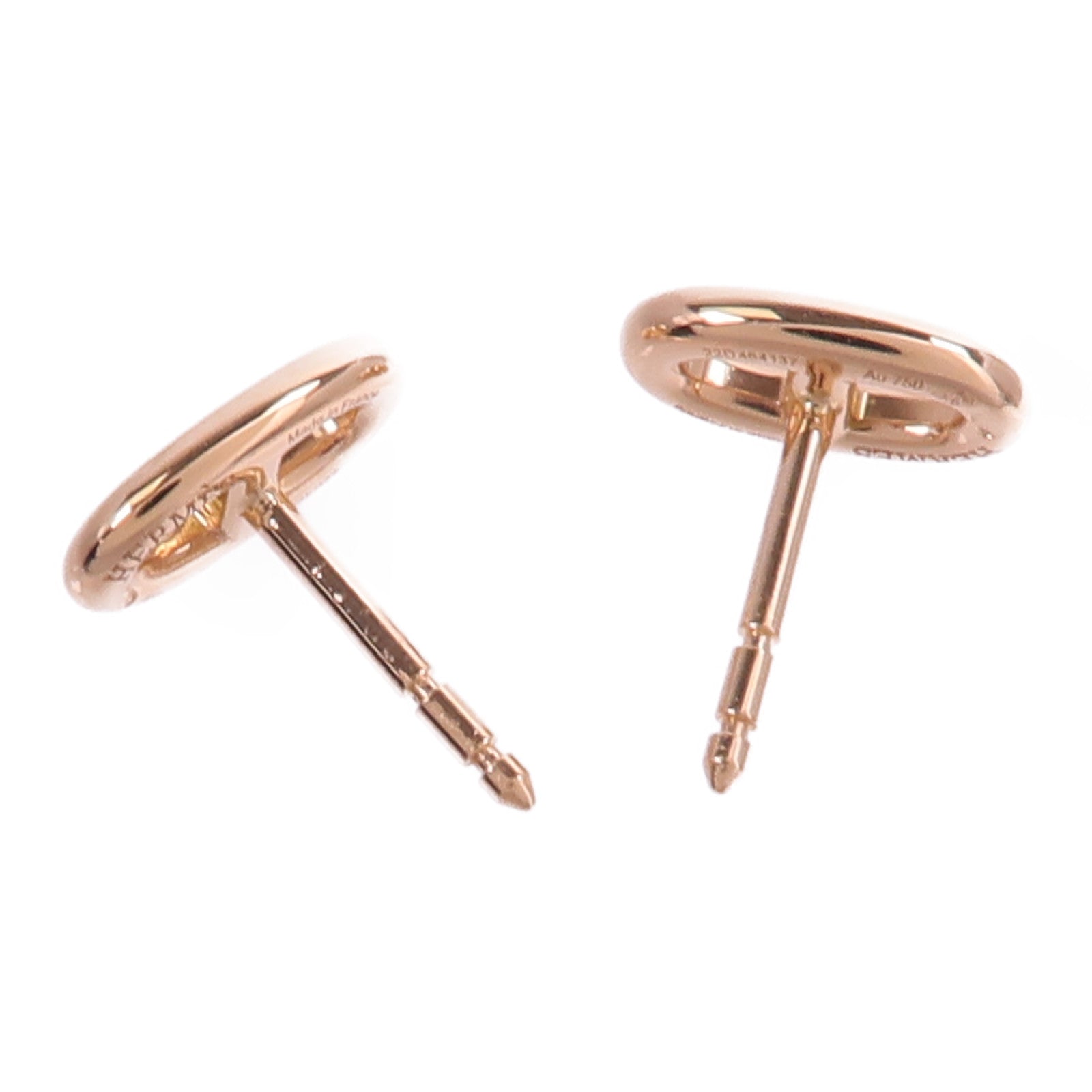 HERMES 18K玫瑰金Faranfole Earrings耳環