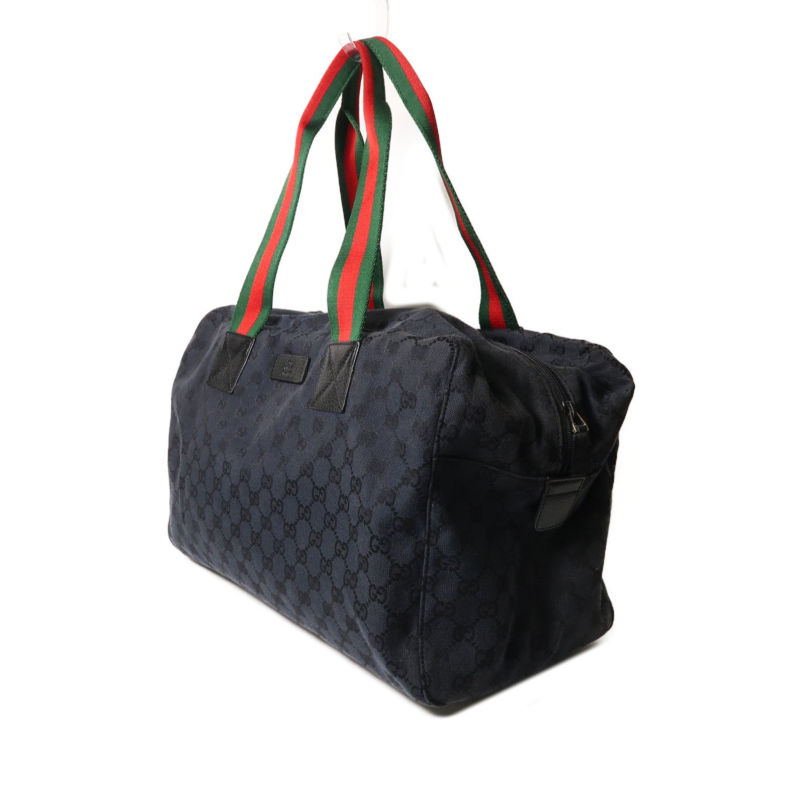 GUCCI 帆布Shoulder Bag肩背袋深藍色