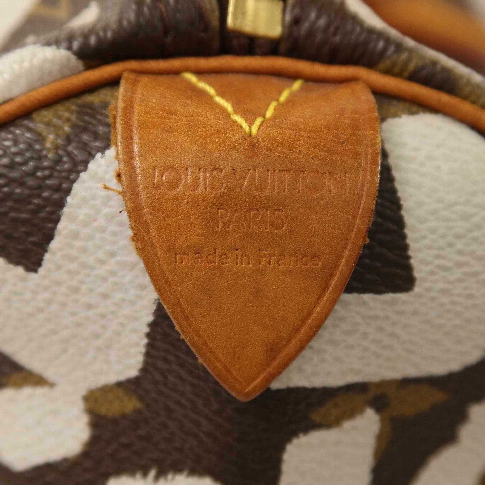 LOUIS VUITTON Monogram Graffiti Speedy 30金扣手挽袋