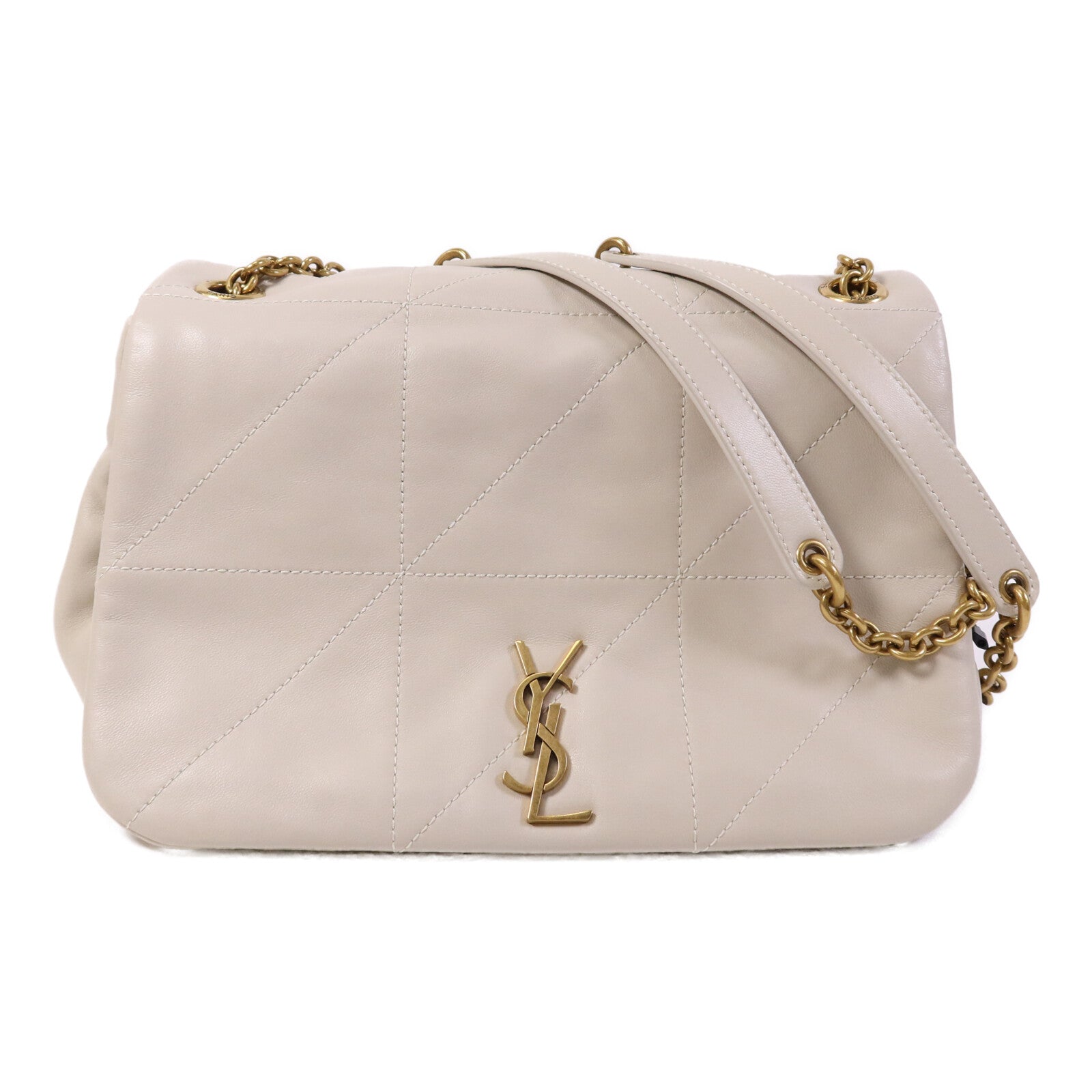 YVES SAINT LAURENT 【激減優惠】羊皮皮革Jamie4.0金扣鏈帶肩背袋