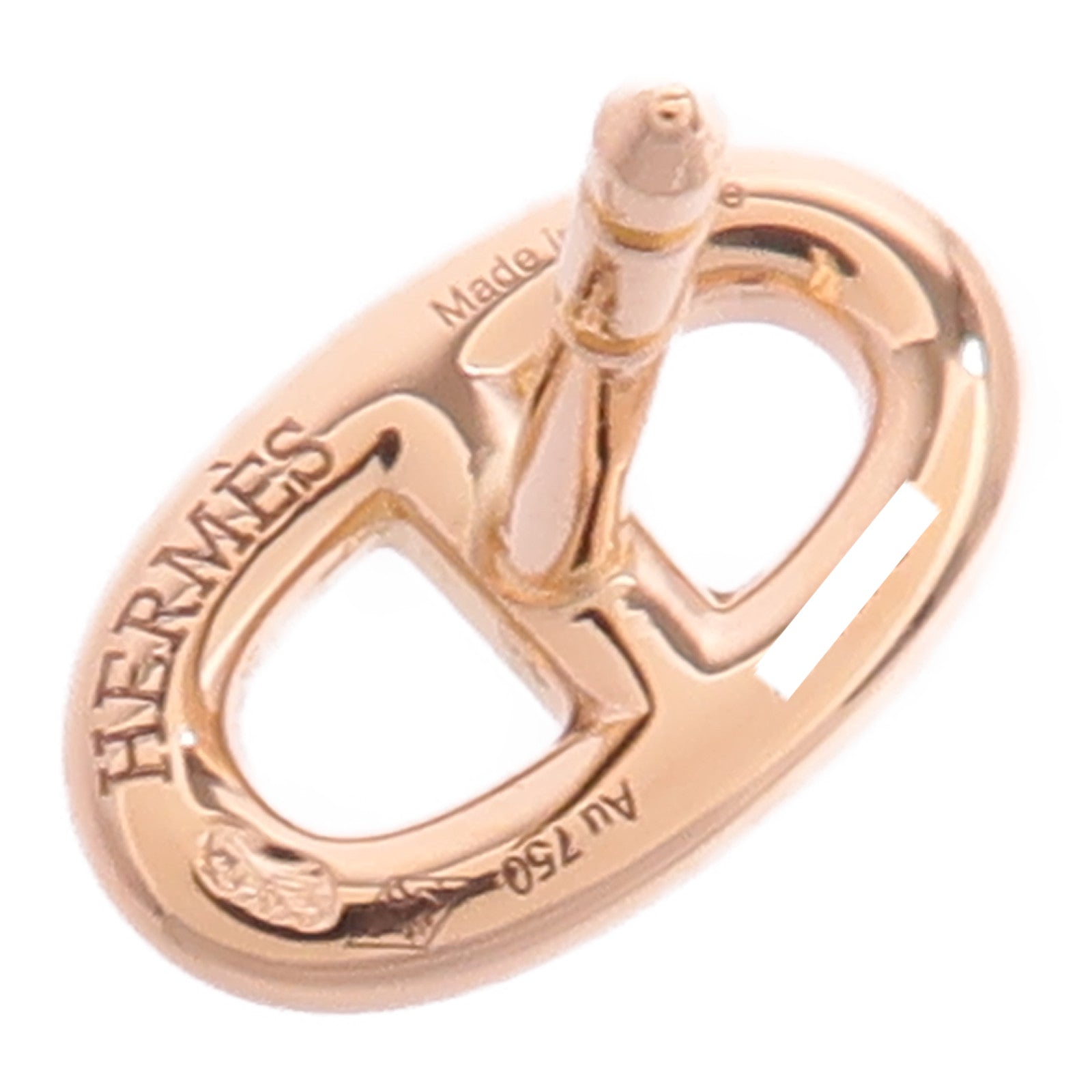 HERMES 18K玫瑰金Faranfole Earrings耳環