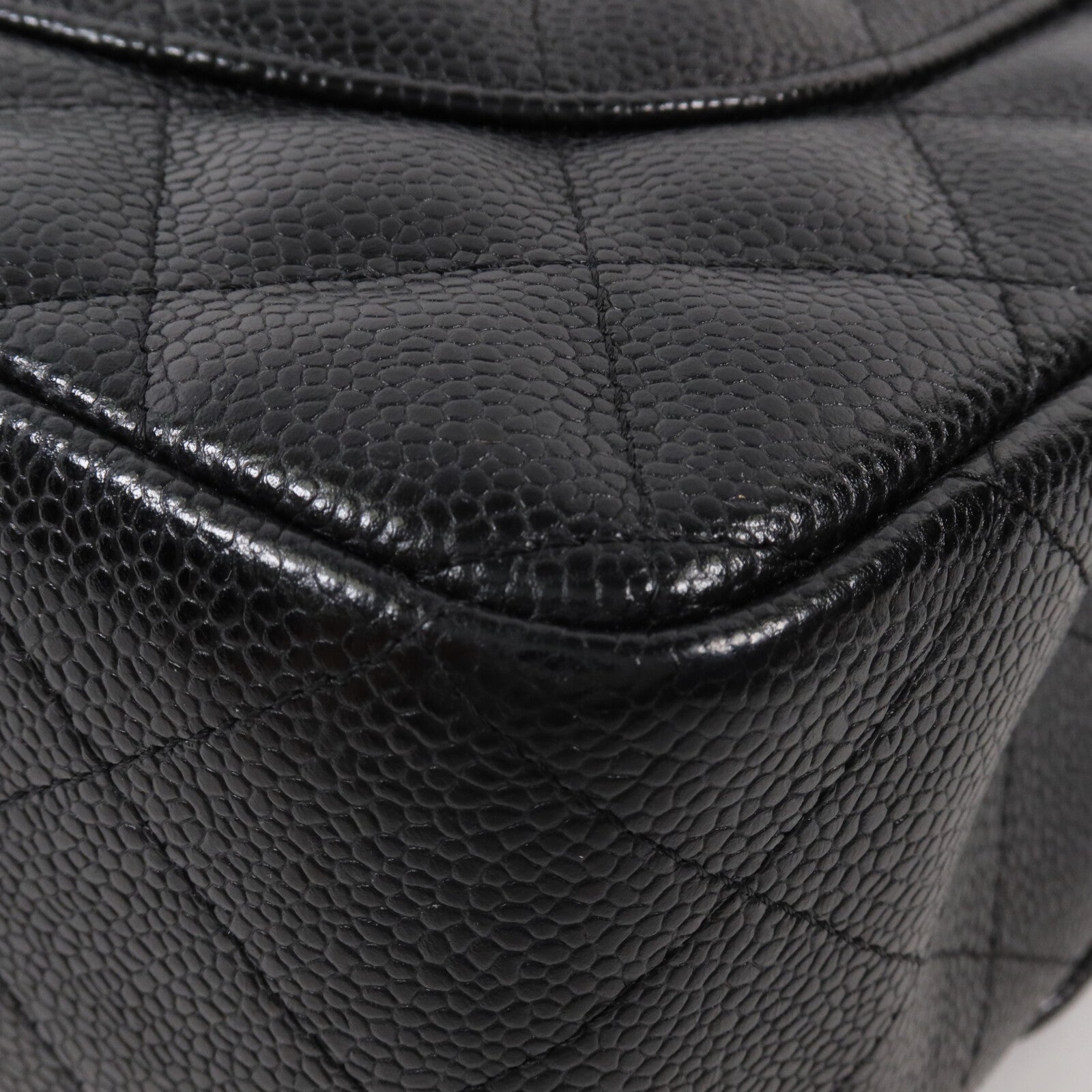 CHANEL 牛皮皮革Large Classic鏈帶肩背袋
