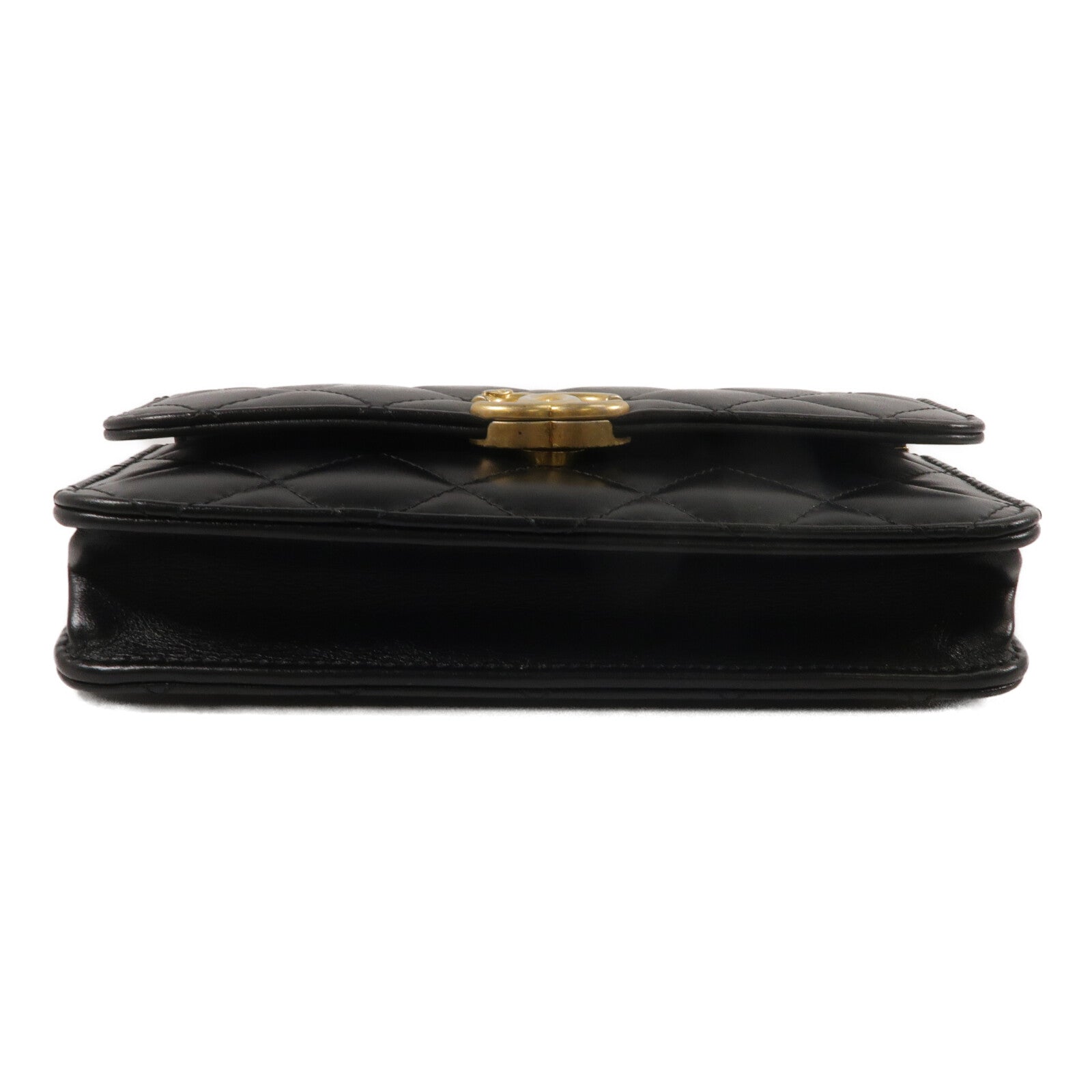 CHANEL 牛皮皮革Shoulder Bag鏈帶手挽肩背兩用袋