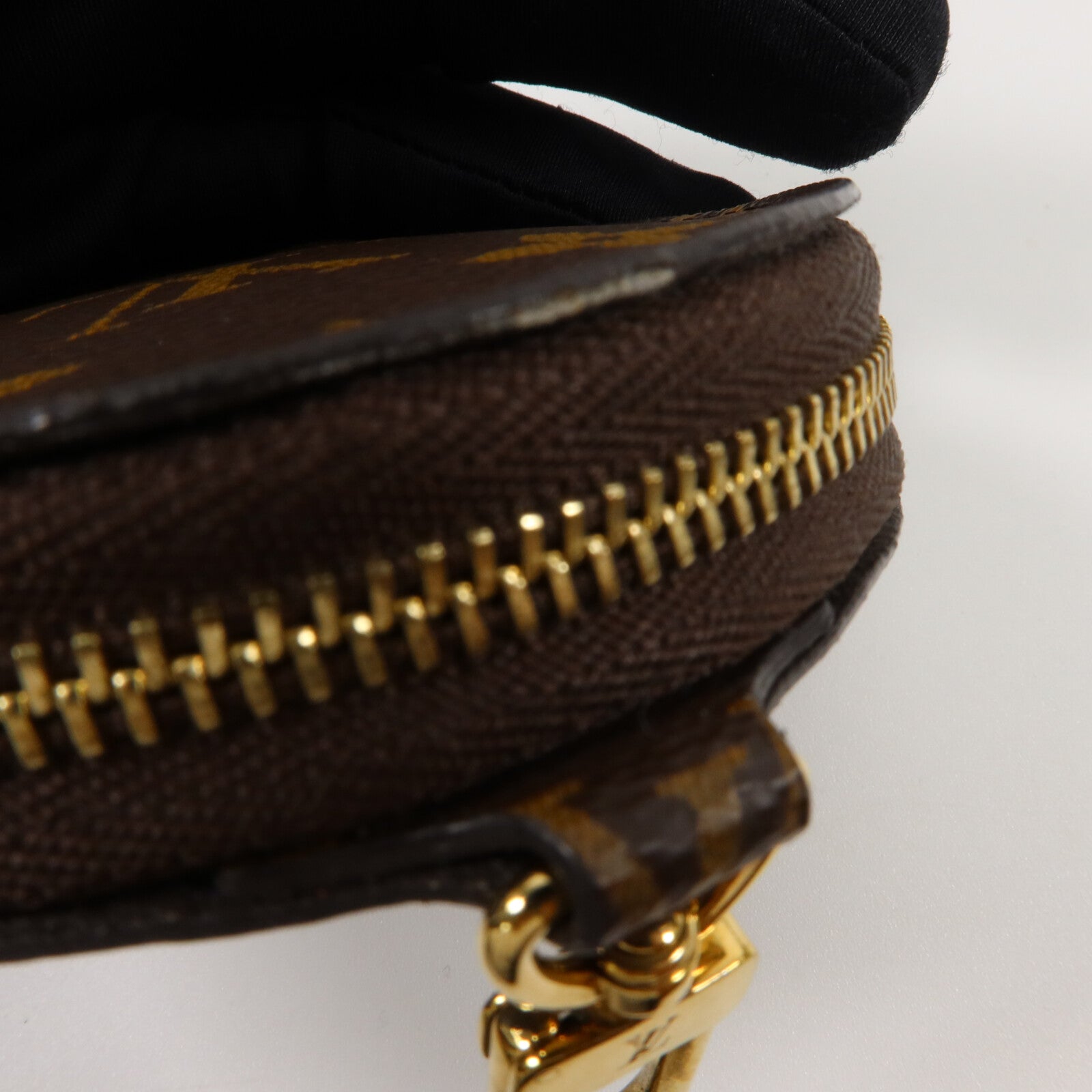 LOUIS VUITTON Monogram Giant OnTheGo PM金扣手挽肩背兩用袋棕色