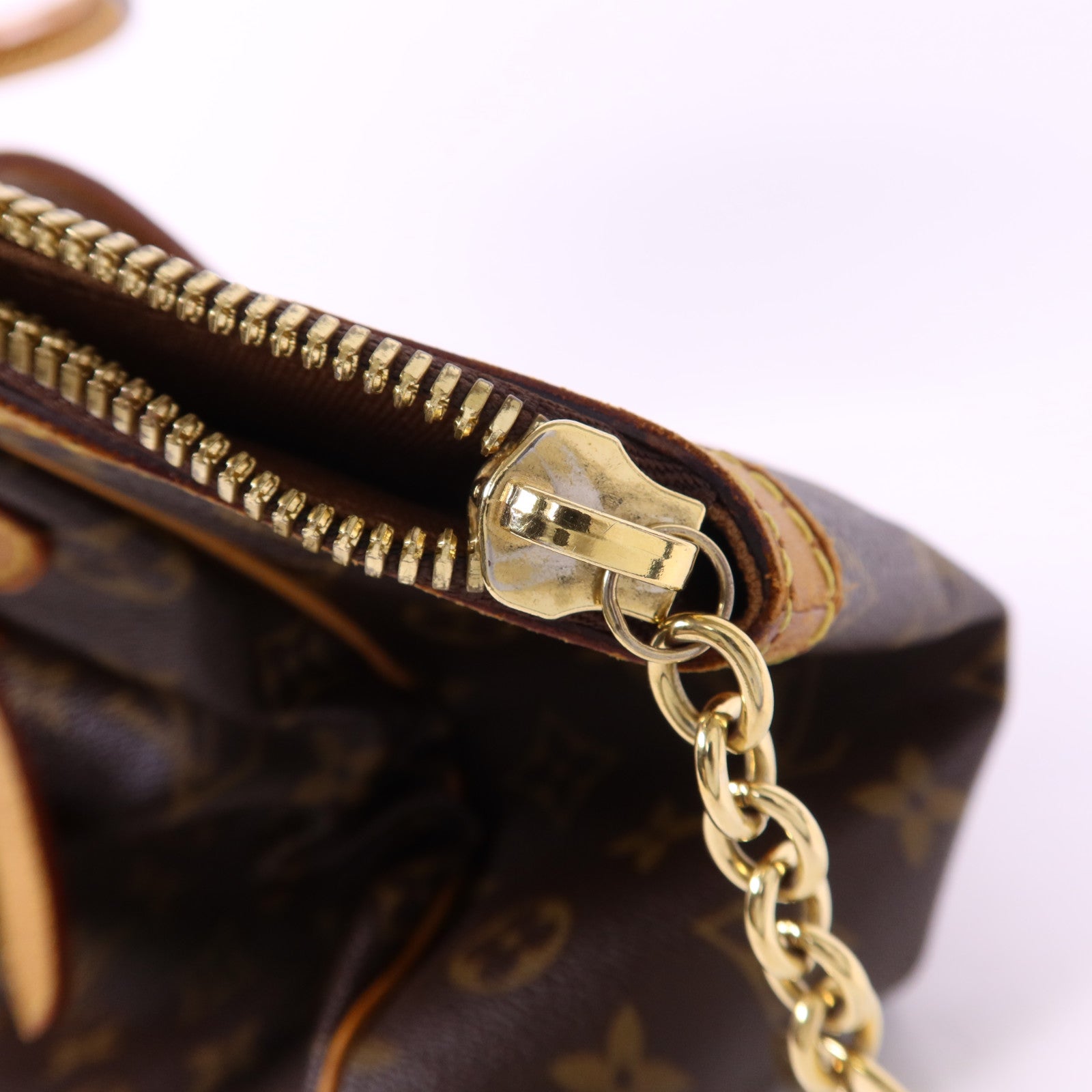 LOUIS VUITTON 【激減優惠】Monogram Tivoli GM金扣肩背袋