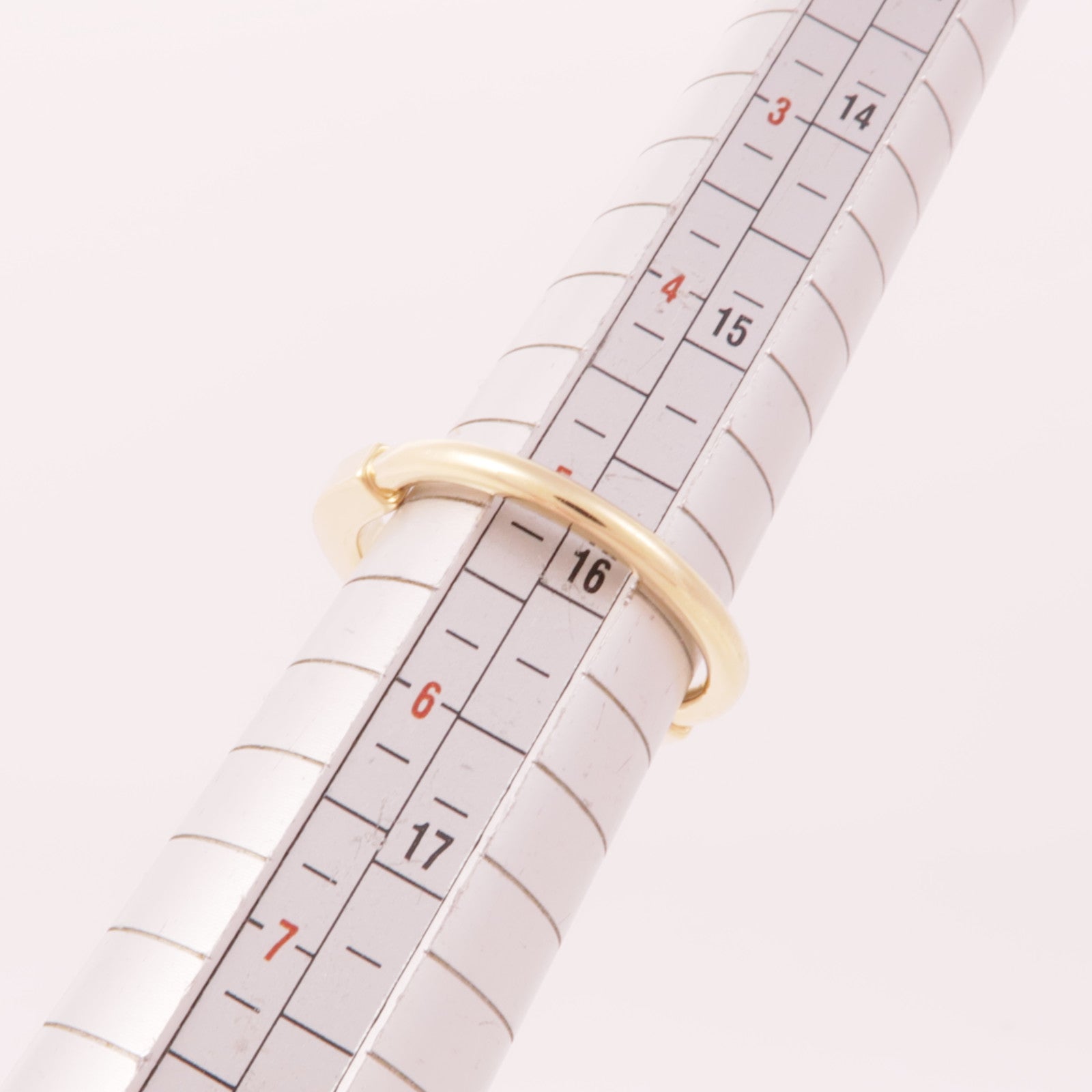 TIFFANY＆CO 18K玫瑰金Lock Ring戒指Tiffany#55/US#7.25