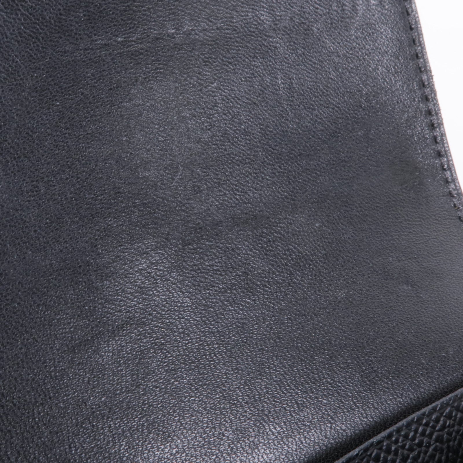 HERMES Epsom皮革Constance Wallet金扣錢包Noir