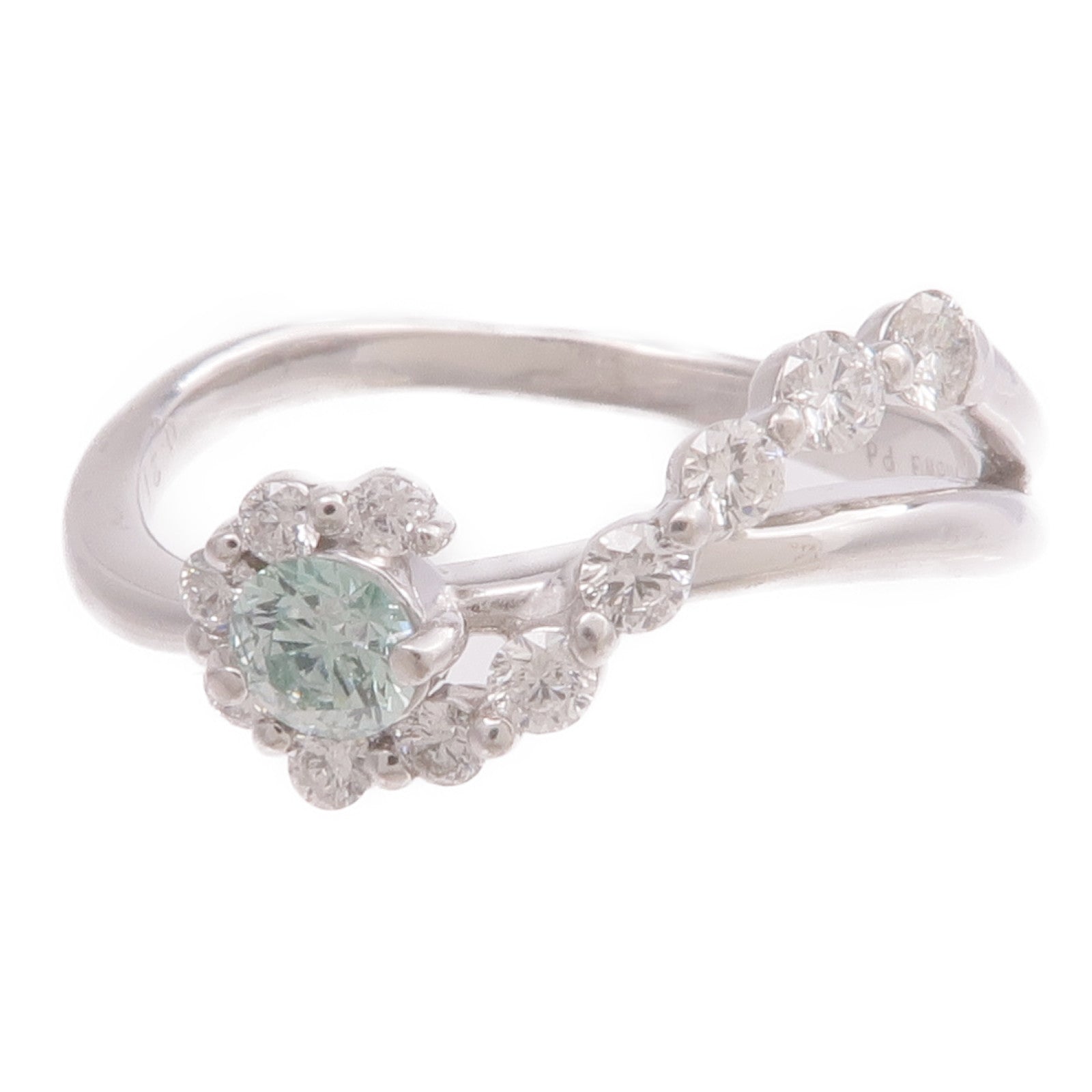 JEWELRY 18K白金Diamond Ring鑽石戒指US#8