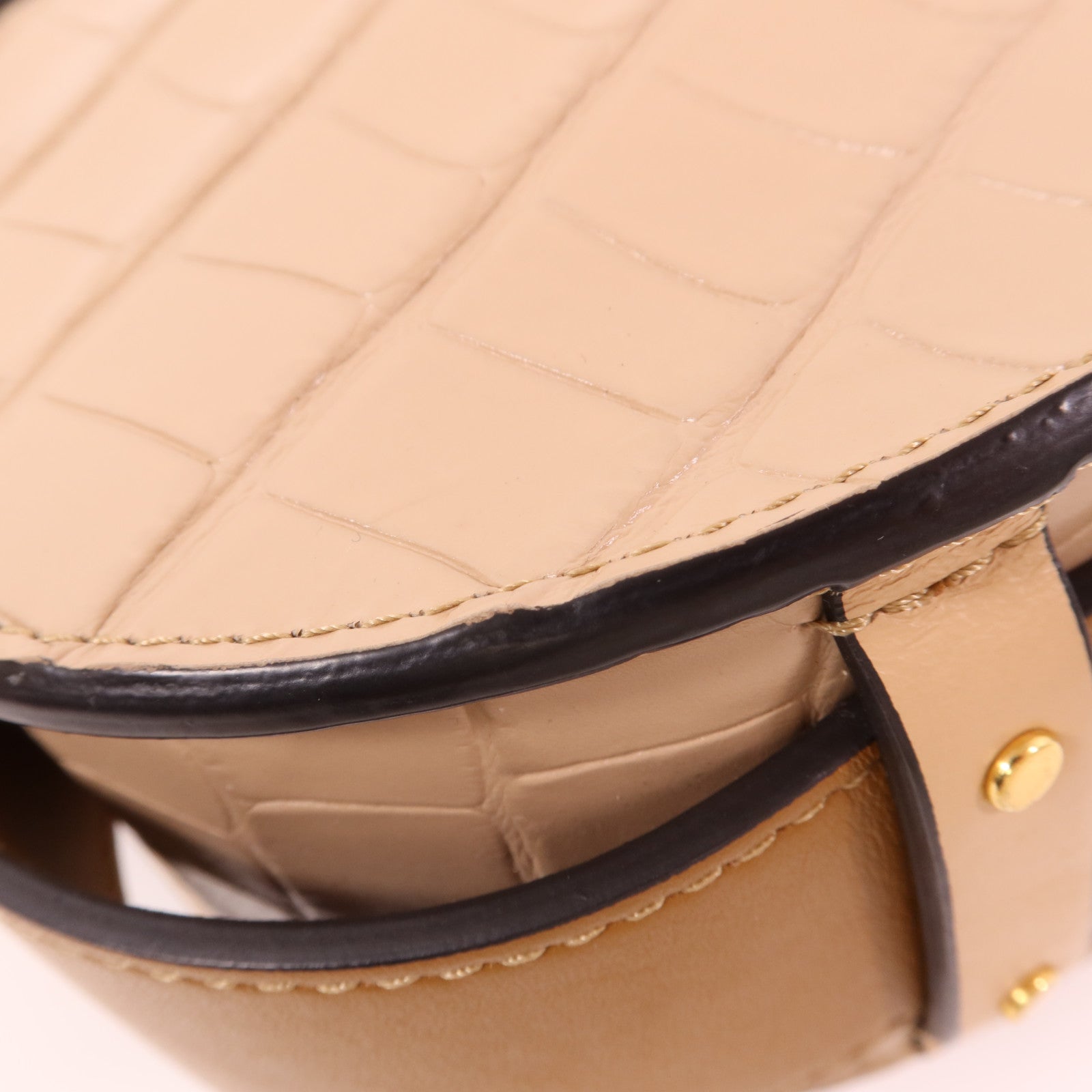 Chloe 牛皮皮革Small Tess Bag金扣手挽肩背兩用袋
