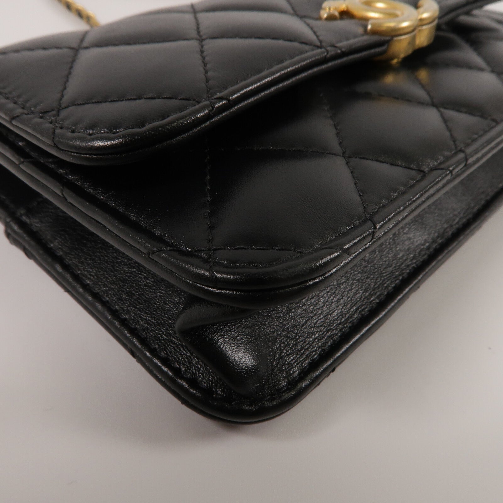 CHANEL 牛皮皮革Shoulder Bag鏈帶手挽肩背兩用袋