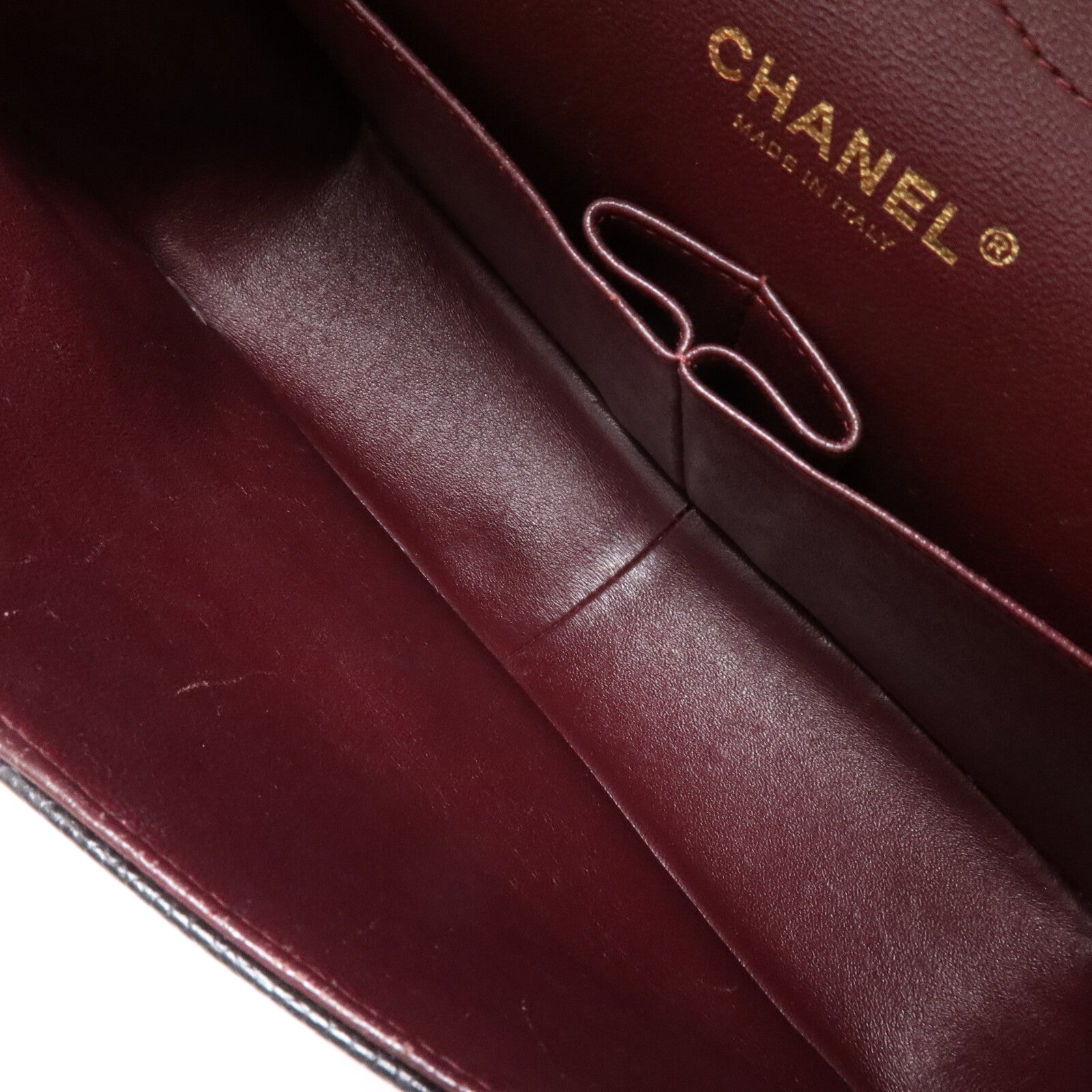 CHANEL 牛皮皮革Large Classic鏈帶肩背袋