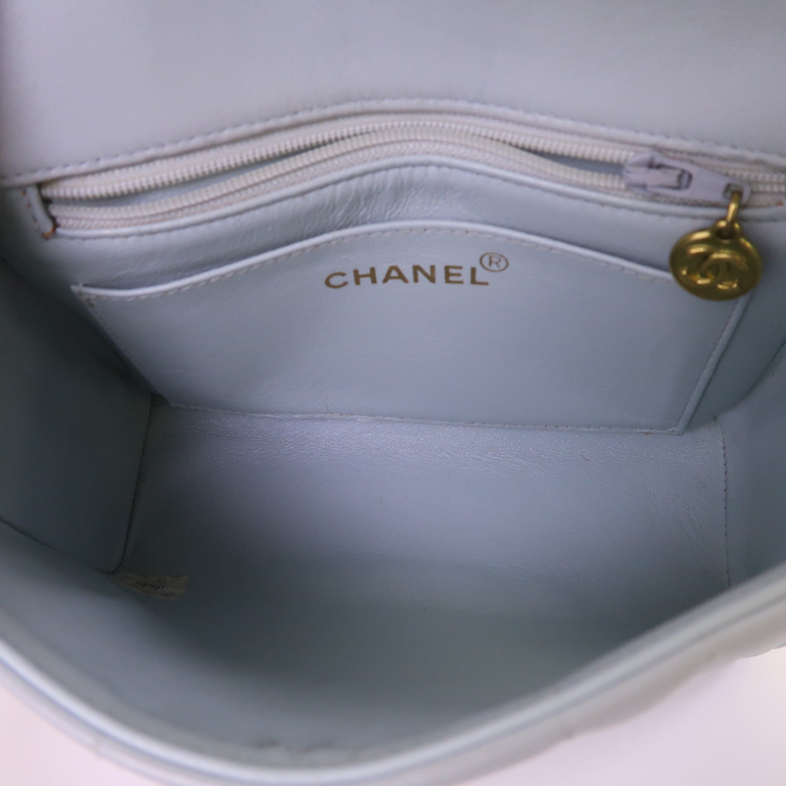 CHANEL 羊皮皮革Shoulder Bag金扣肩背袋