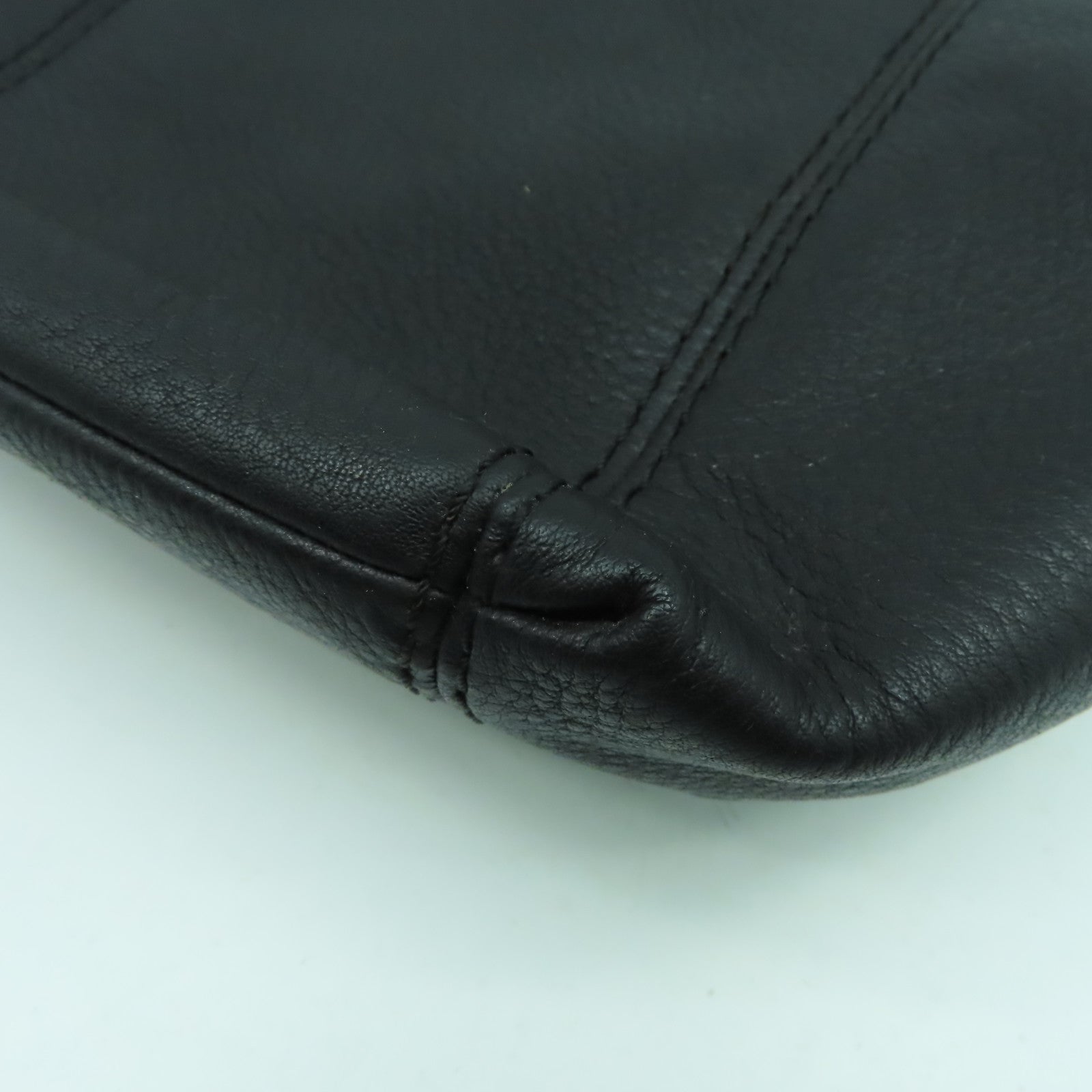 COACH 【激減優惠】牛皮皮革2way Shoulder Bag金扣手挽肩背兩用袋黑色