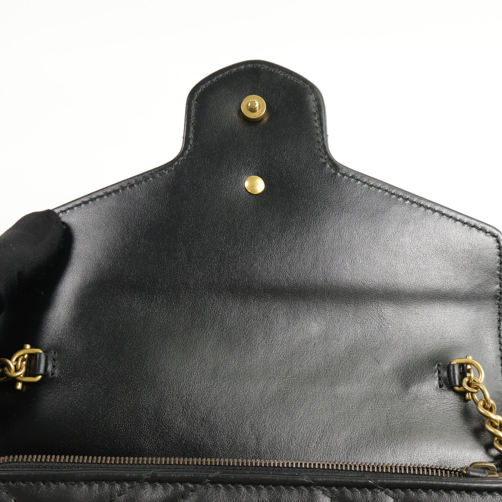GUCCI 牛皮皮革GG Marmont Shoulder Bag鏈帶肩背袋