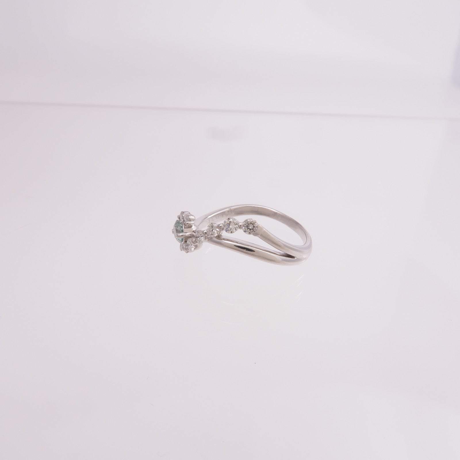 JEWELRY 18K白金Diamond Ring鑽石戒指US#8