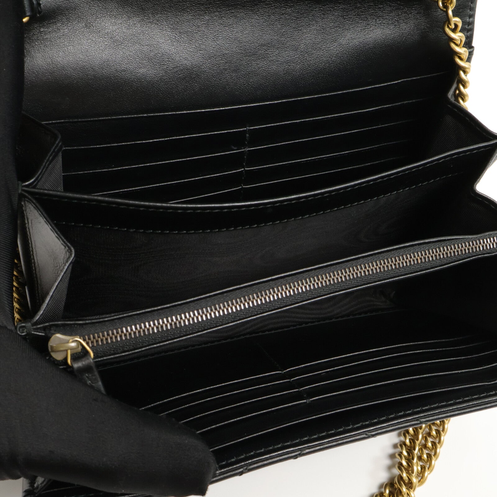GUCCI 牛皮皮革GG Marmont Shoulder Bag鏈帶肩背袋