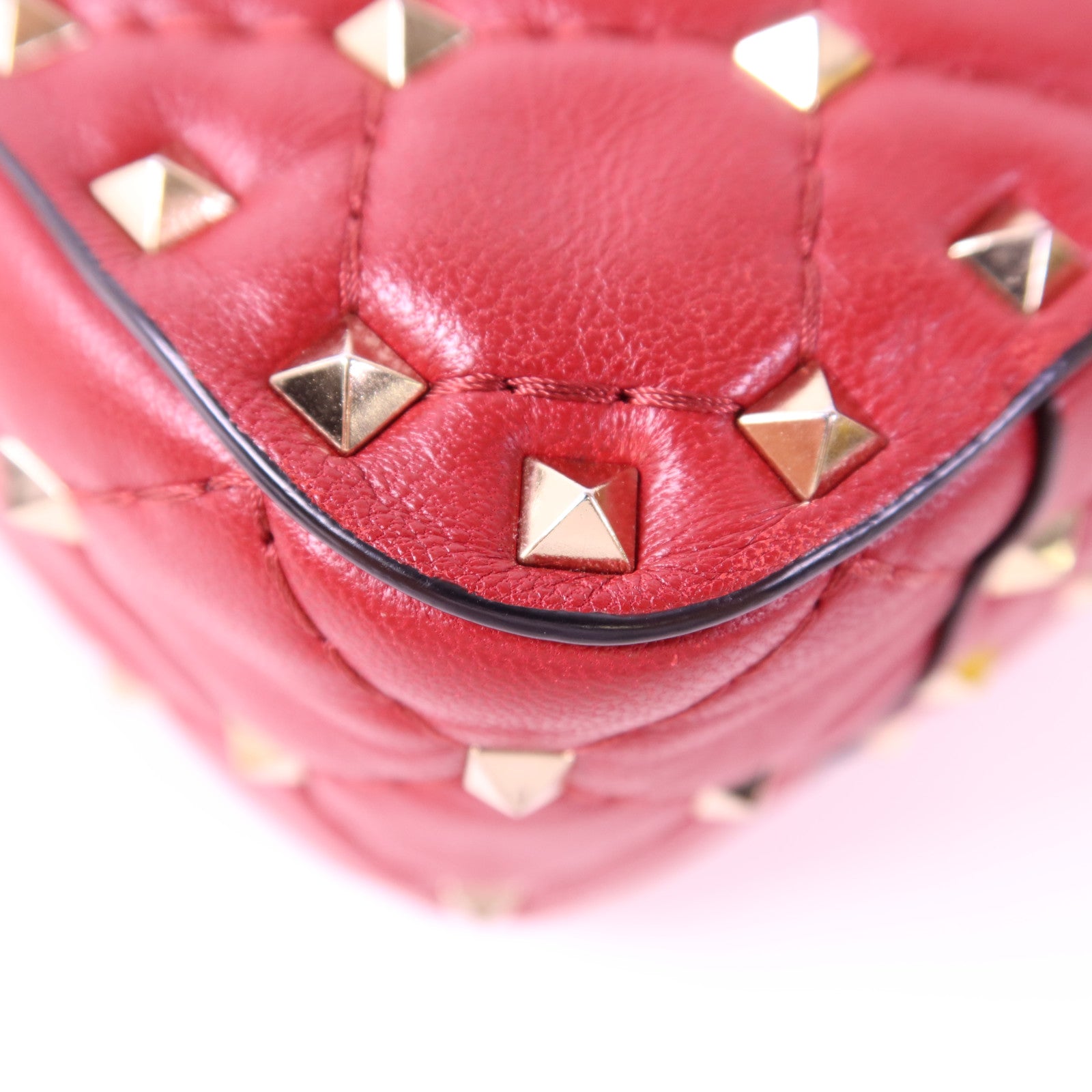 Valentino 牛皮皮革Garavani Rockstud金扣手挽肩背兩用袋