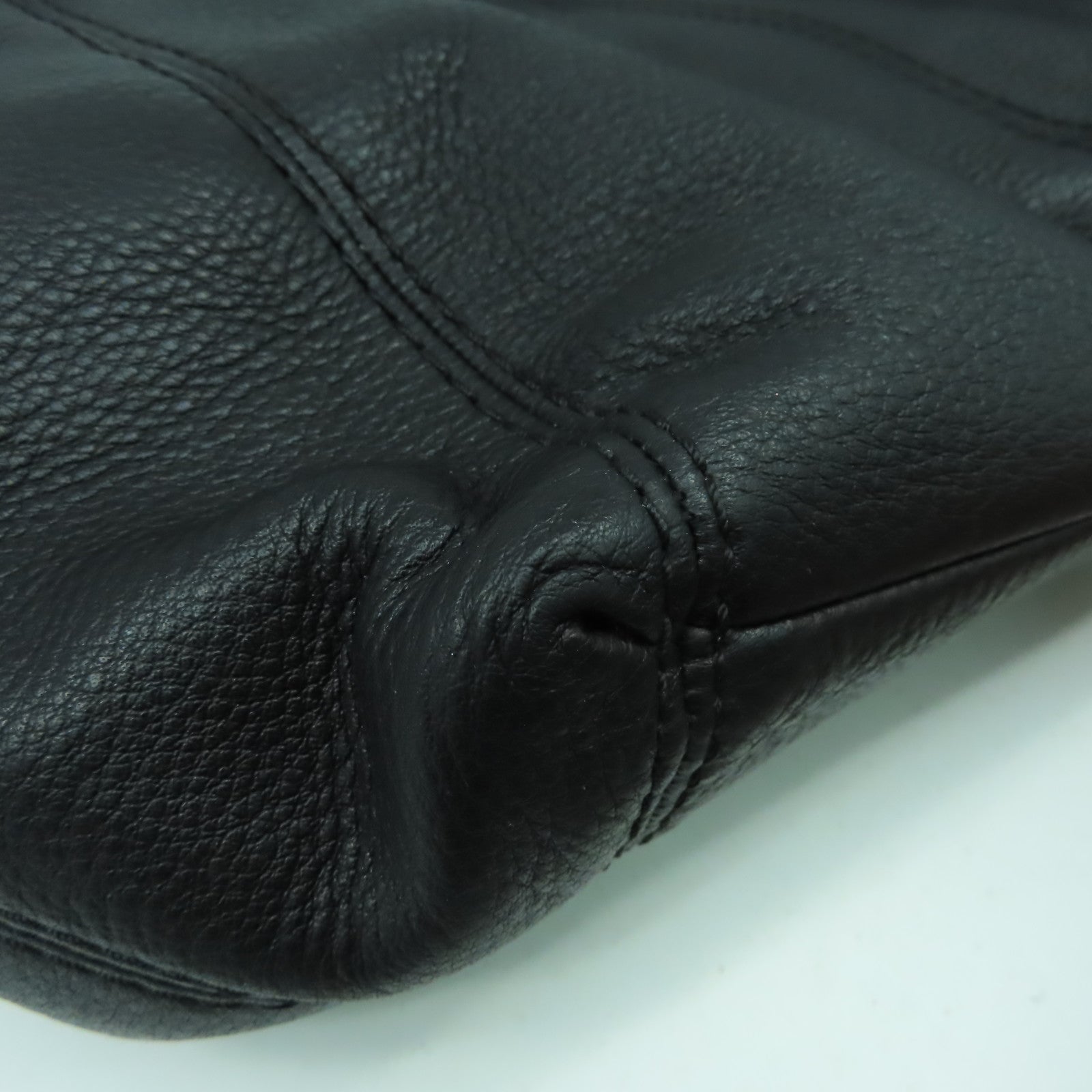 COACH 【激減優惠】牛皮皮革2way Shoulder Bag金扣手挽肩背兩用袋黑色
