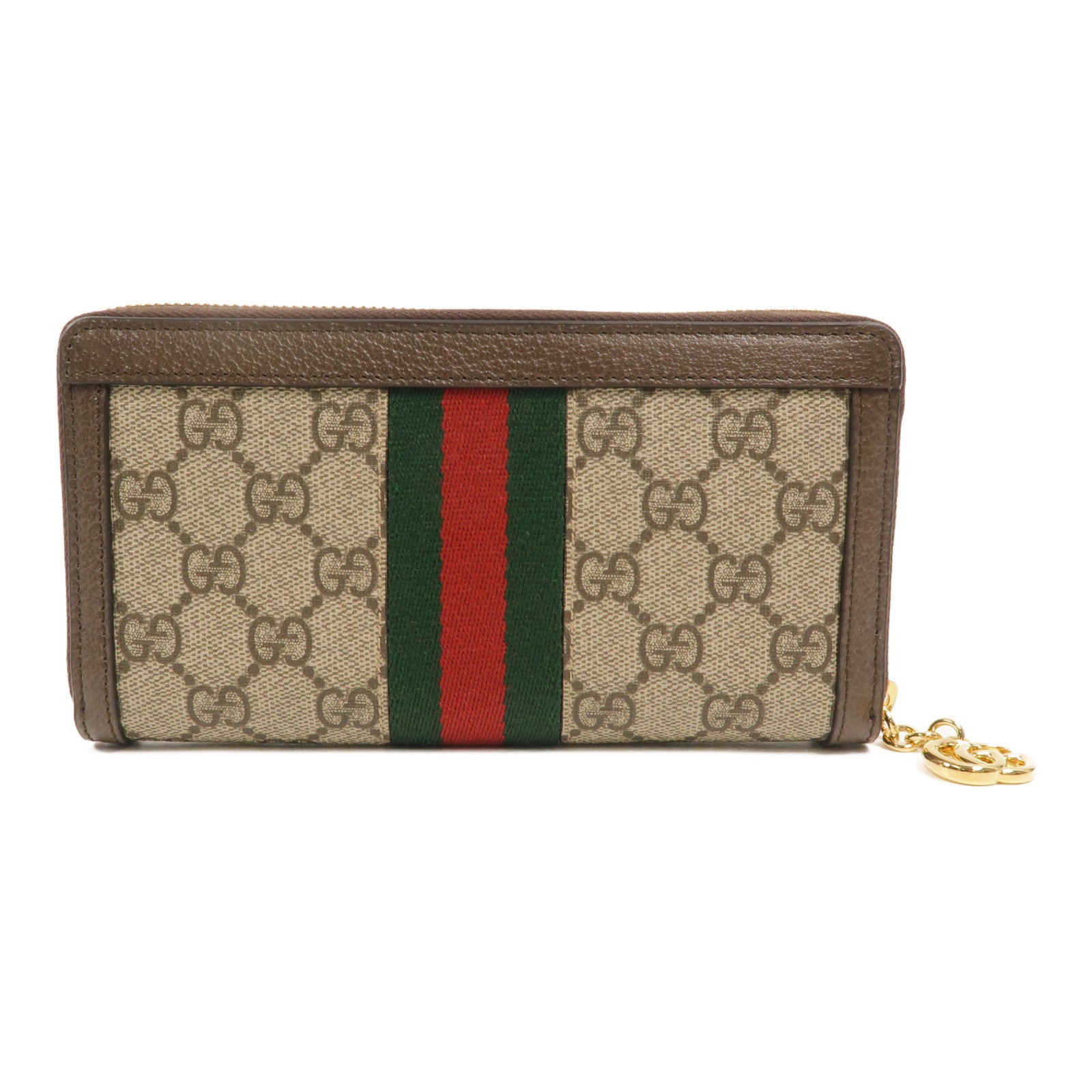 GUCCI 塗層帆布Zipper Long Wallet長錢包