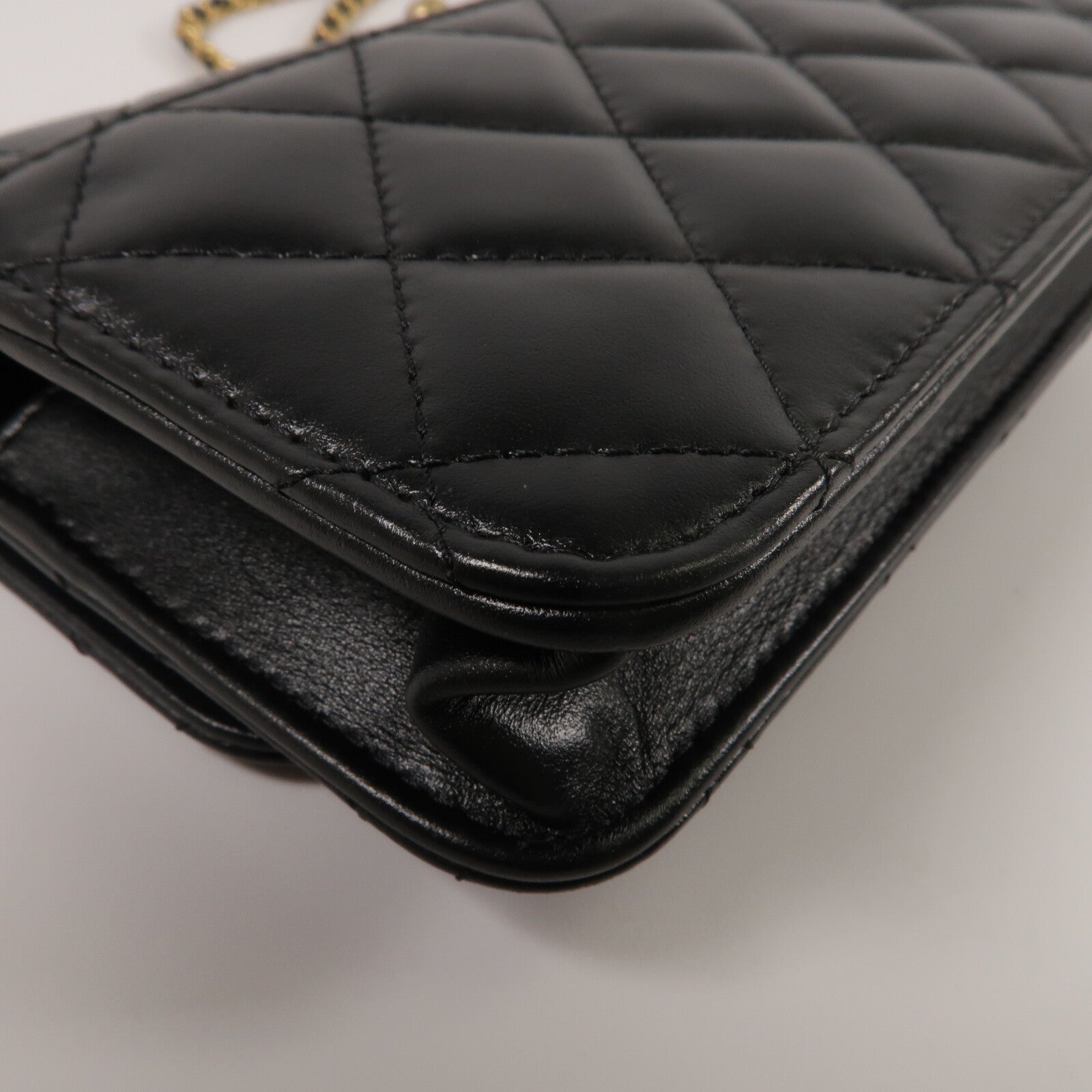 CHANEL 牛皮皮革Shoulder Bag鏈帶手挽肩背兩用袋