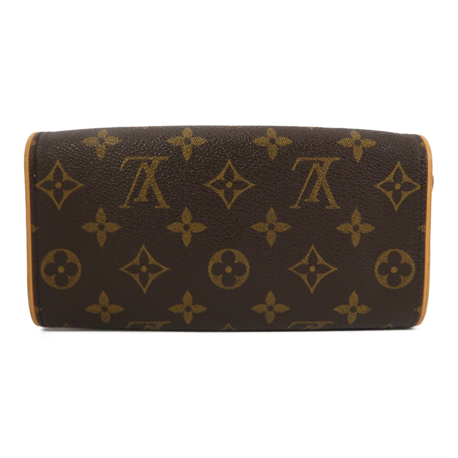 LOUIS VUITTON Monogram Pochette Twin PM金扣肩背袋啡色