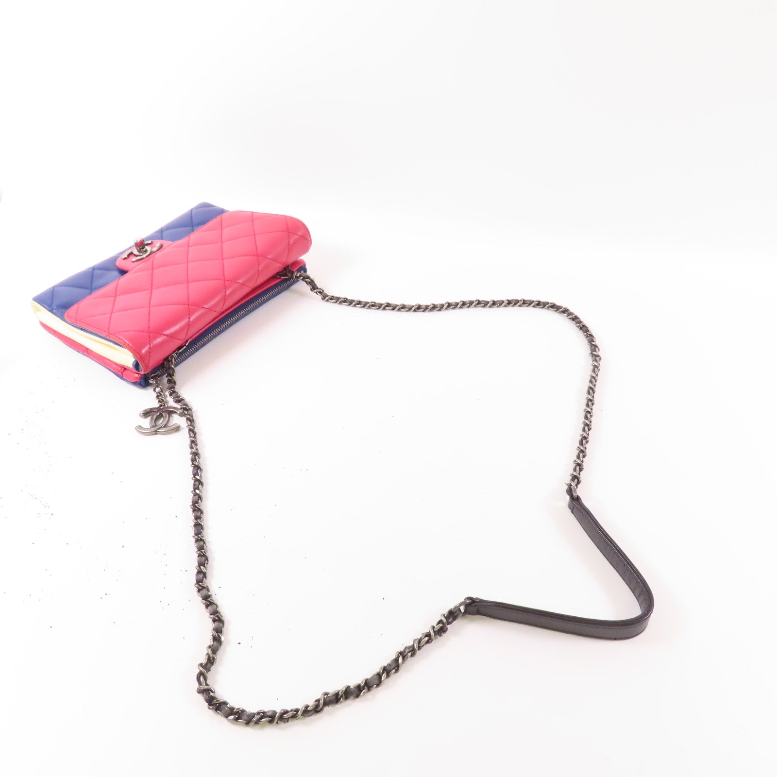 CHANEL 羊皮皮革Chain Shoulder鏈帶肩背袋