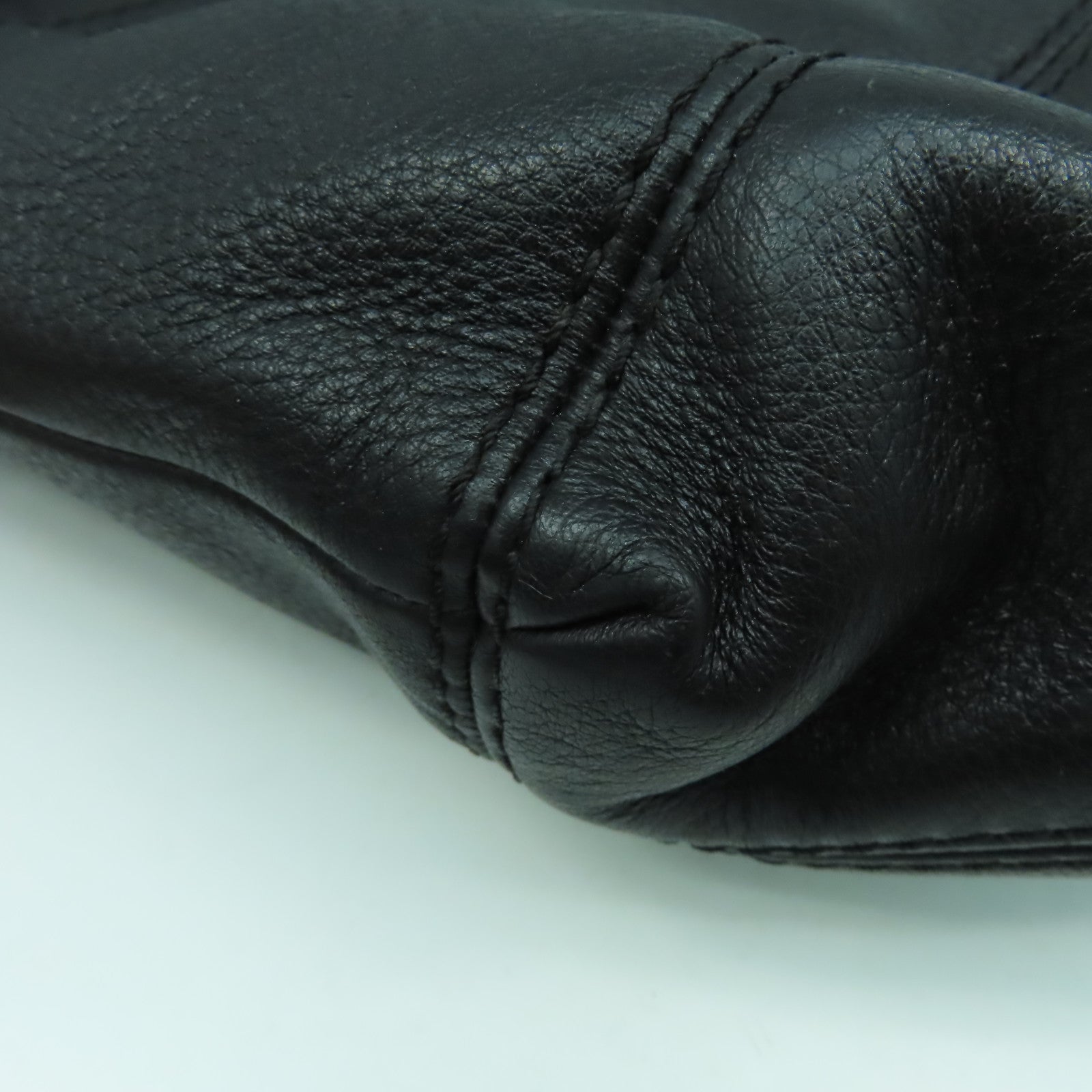 COACH 【激減優惠】牛皮皮革2way Shoulder Bag金扣手挽肩背兩用袋黑色