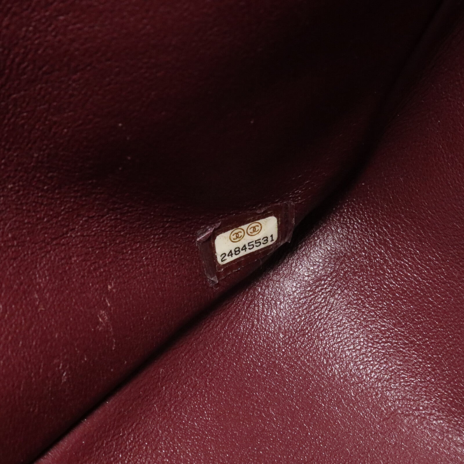 CHANEL 牛皮皮革Large Classic鏈帶肩背袋