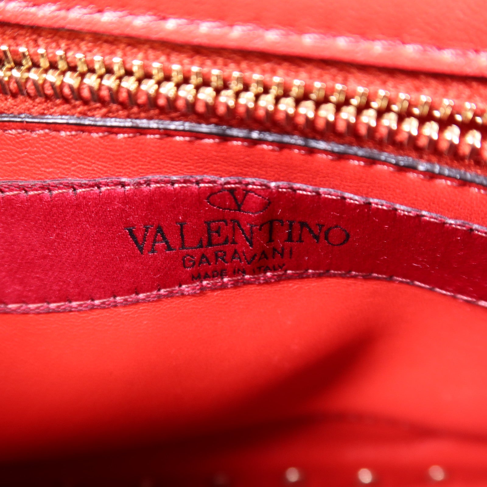 Valentino 牛皮皮革Garavani Rockstud金扣手挽肩背兩用袋