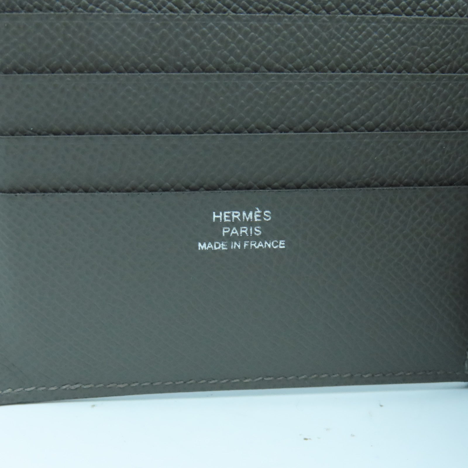 HERMES **【激減優惠】Epsom皮革Wallet錢包積雨雲灰色