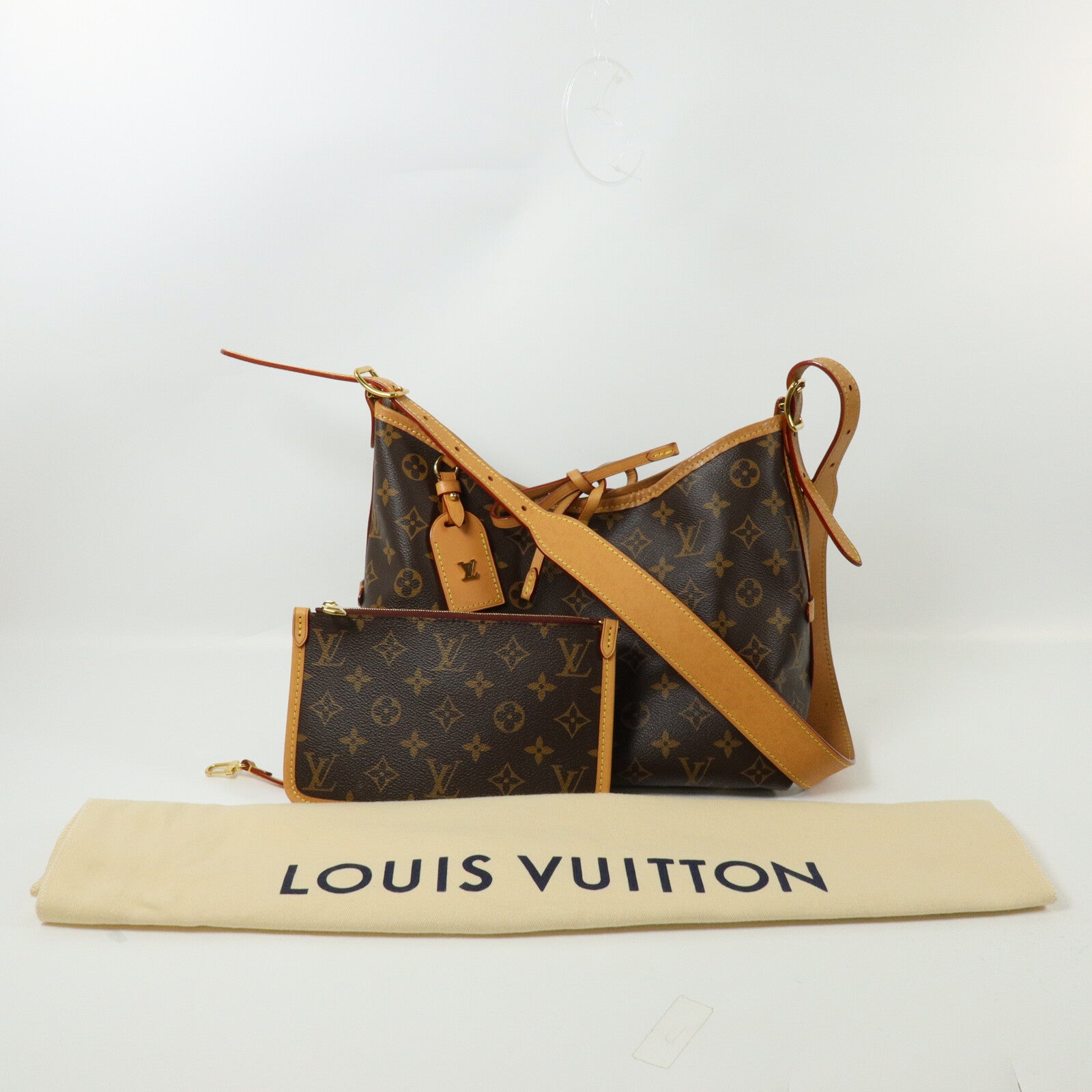 LOUIS VUITTON Monogram CarryAll PM肩背袋