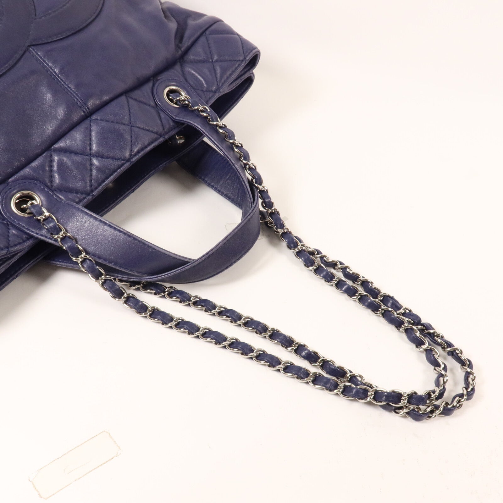 CHANEL 牛皮皮革Chain Shoulder鏈帶手挽肩背兩用袋