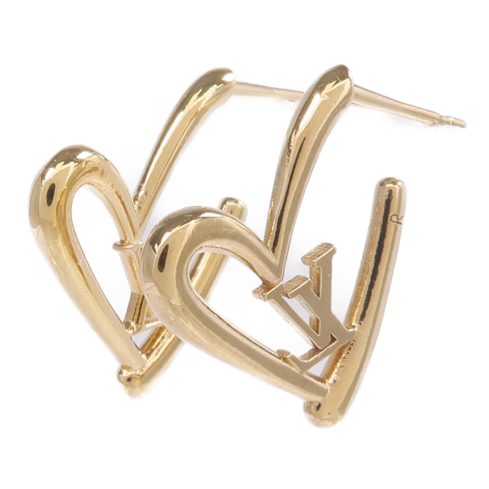 LOUIS VUITTON 金屬Fall In Love PM耳環