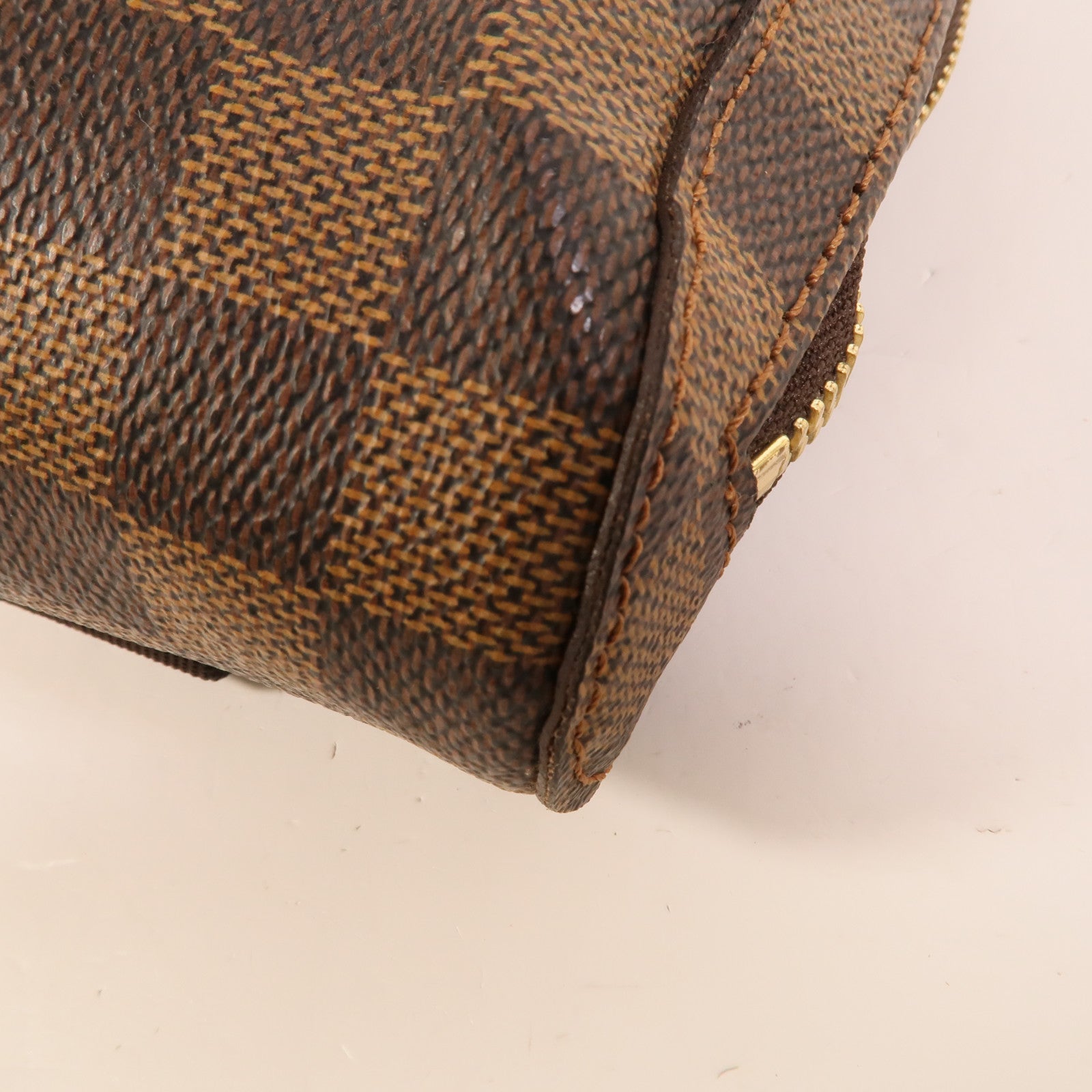 LOUIS VUITTON Damier Geronimos金扣腰包