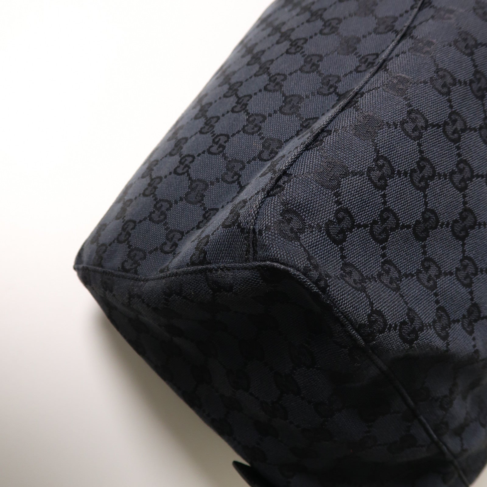 GUCCI 帆布Shoulder Bag肩背袋深藍色