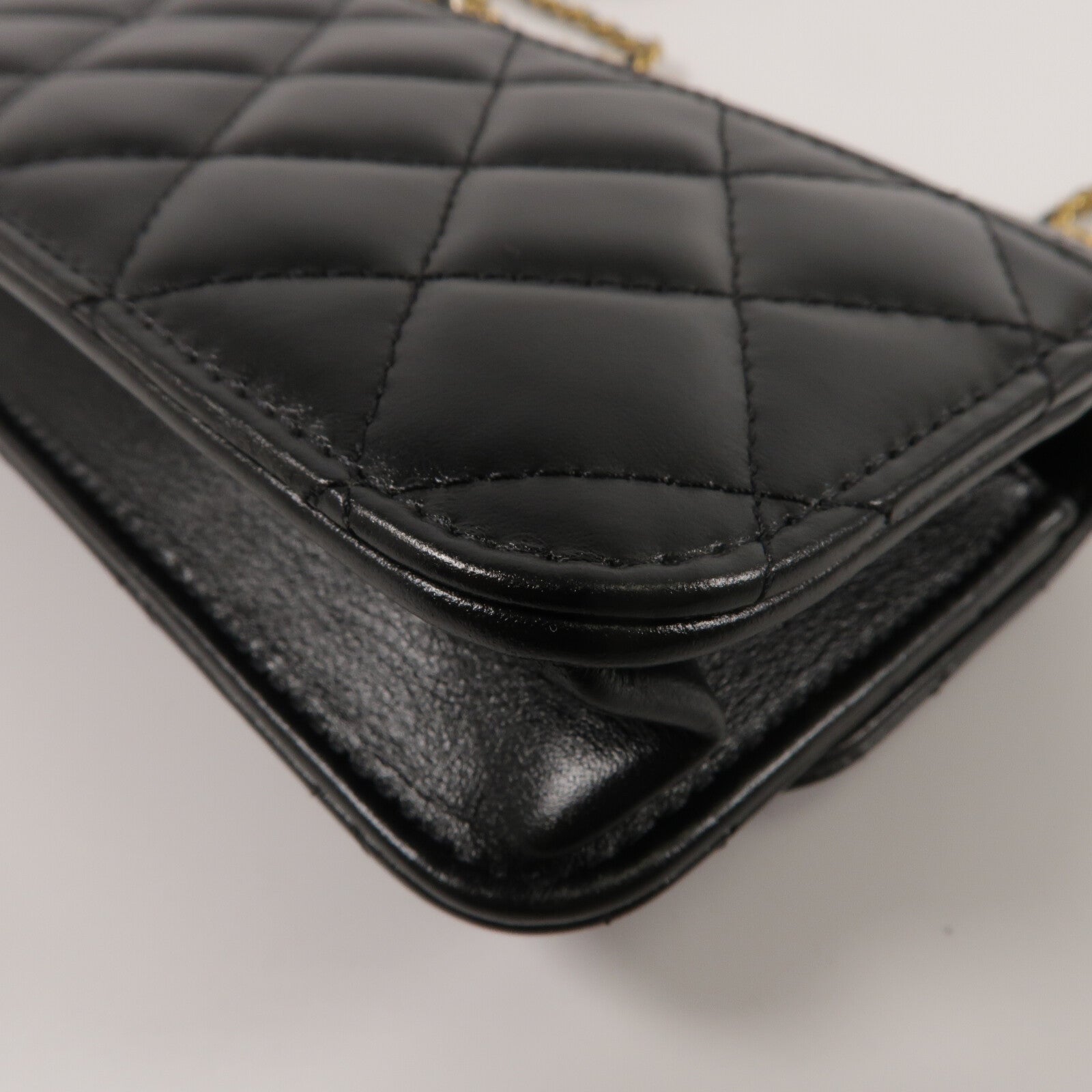 CHANEL 牛皮皮革Shoulder Bag鏈帶手挽肩背兩用袋