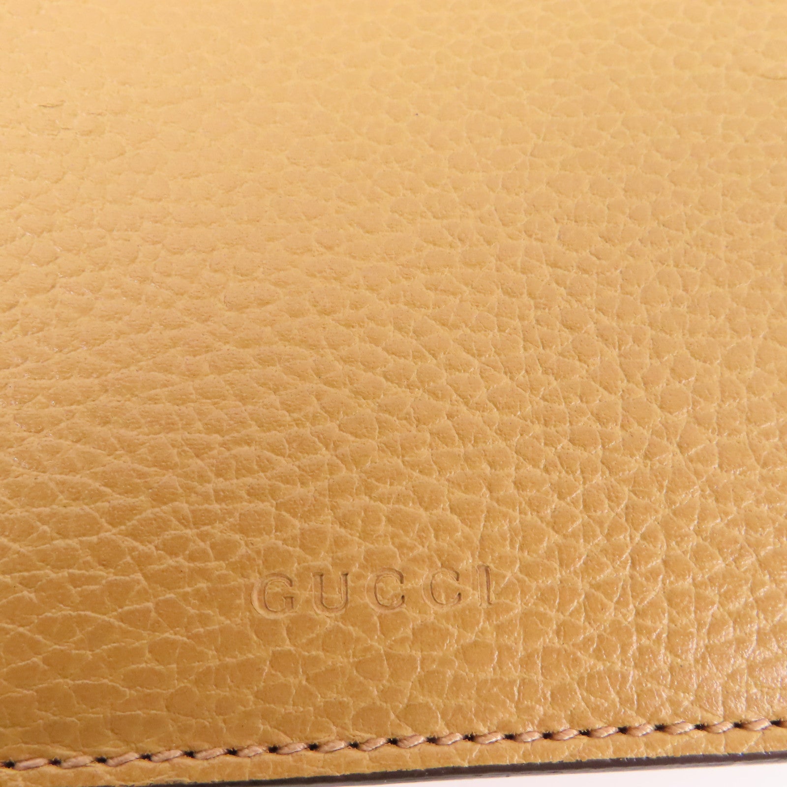 GUCCI GG SHW Dionysus Chain Shoulder Bag Calfskin Leather Brown