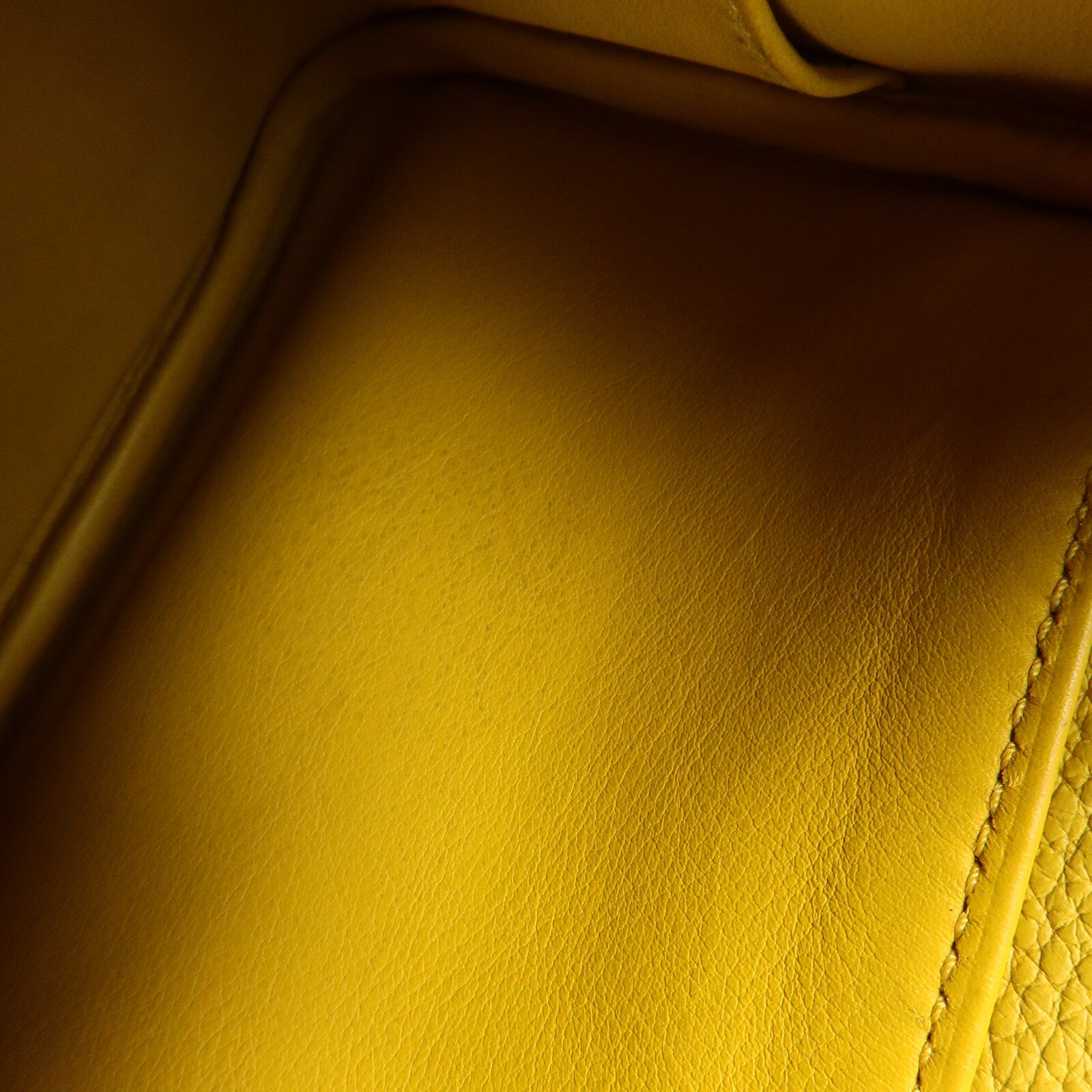 HERMES Clemence皮革Mini Lindy手挽肩背兩用袋Jaune Ambre