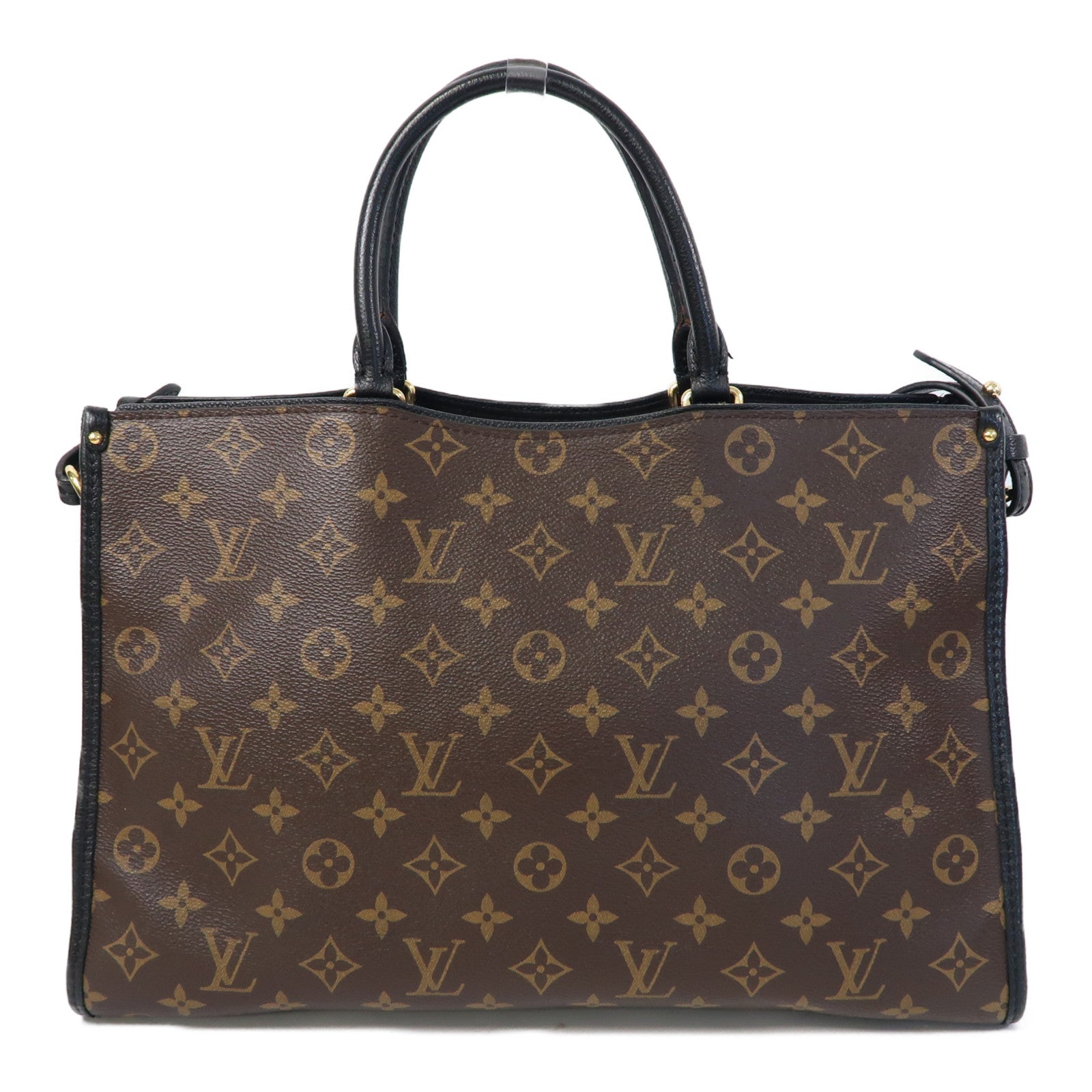LOUIS VUITTON Monogram Popincourt MM金扣手挽肩背兩用袋啡色