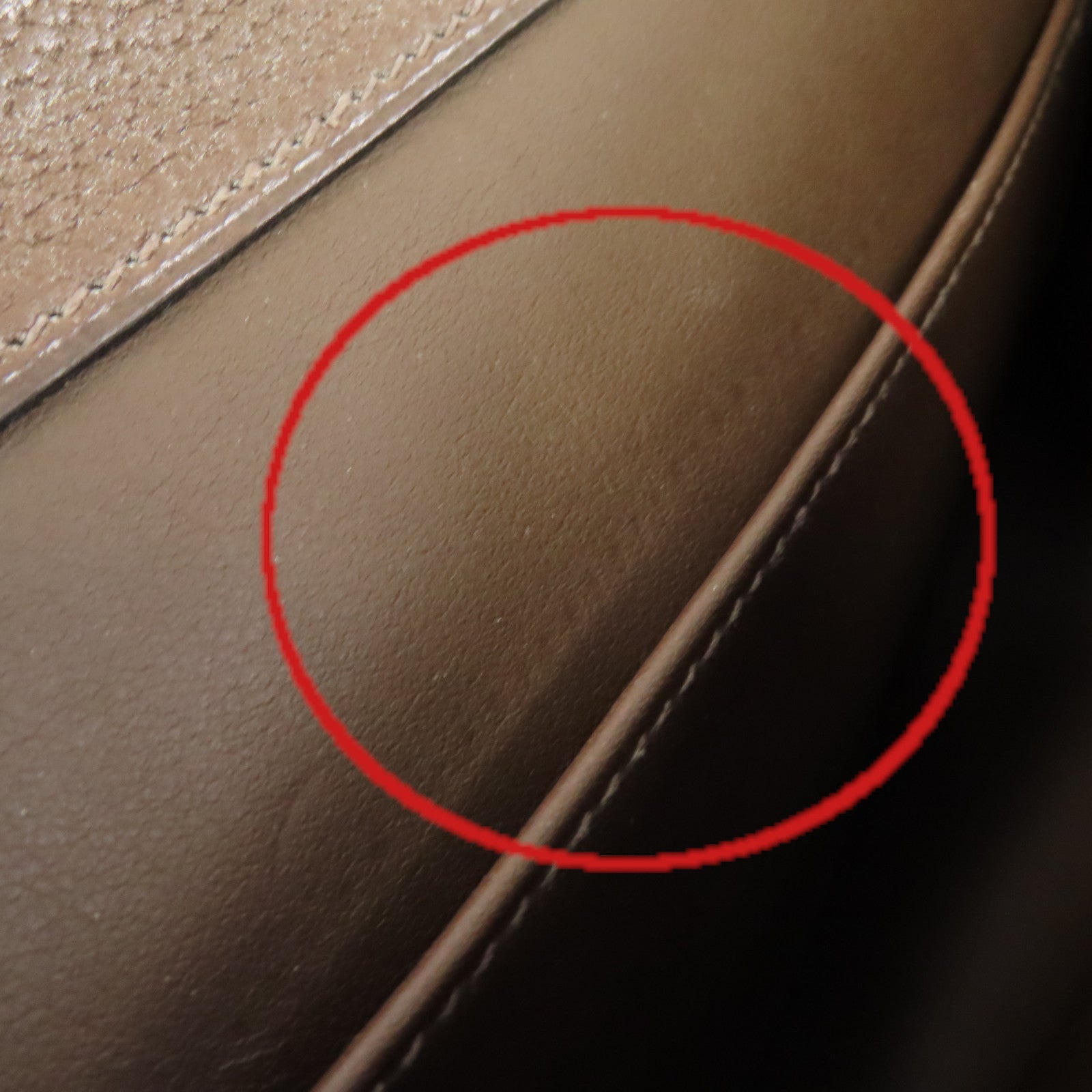 HERMES 【激減優惠】Clemence皮革Sac Saut 25 Shoulder Bag金扣肩背袋啡色
