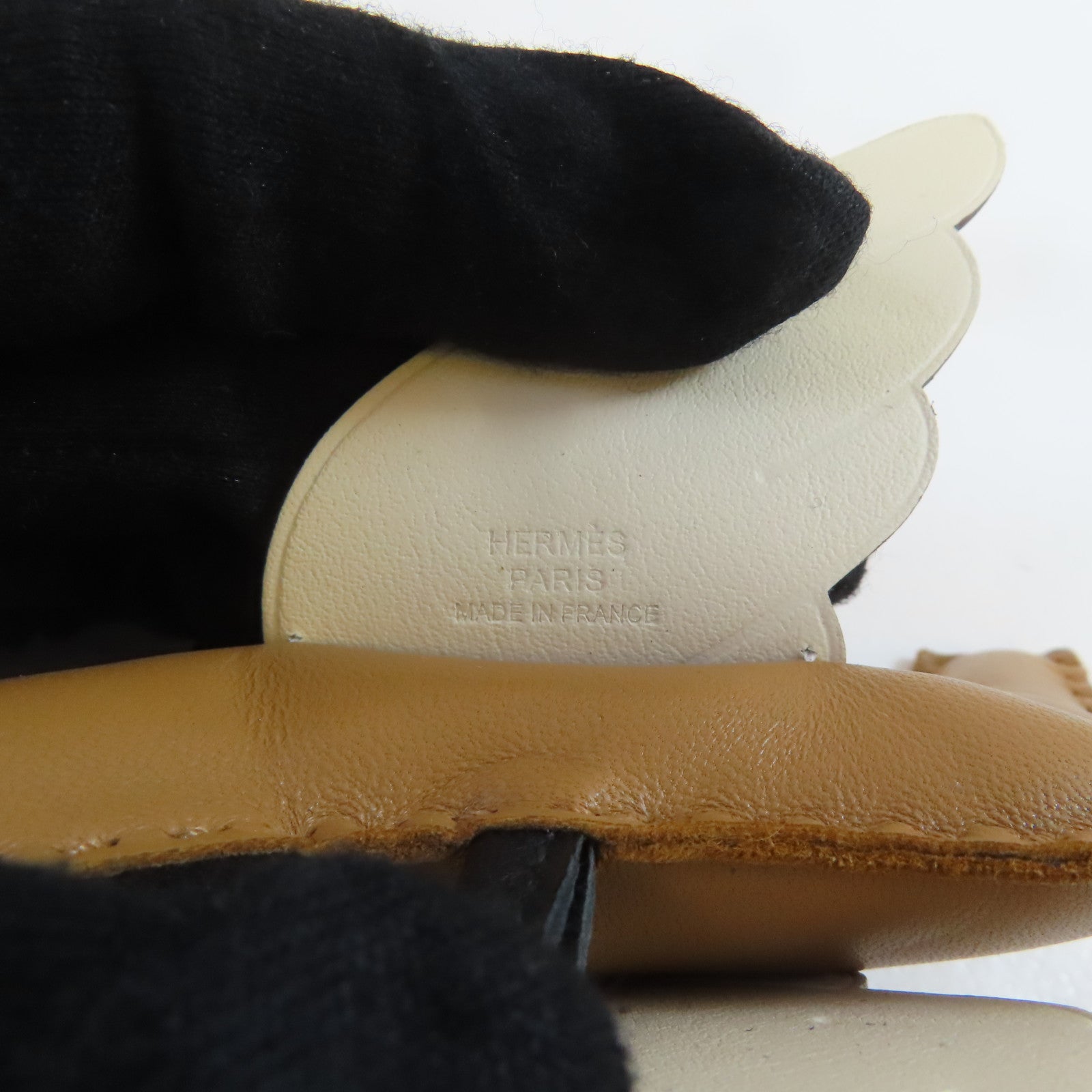 HERMES 【激減優惠】Swift皮革Rodeo Pegase MM掛飾Nata/Chai/啡色/黑色/米白色