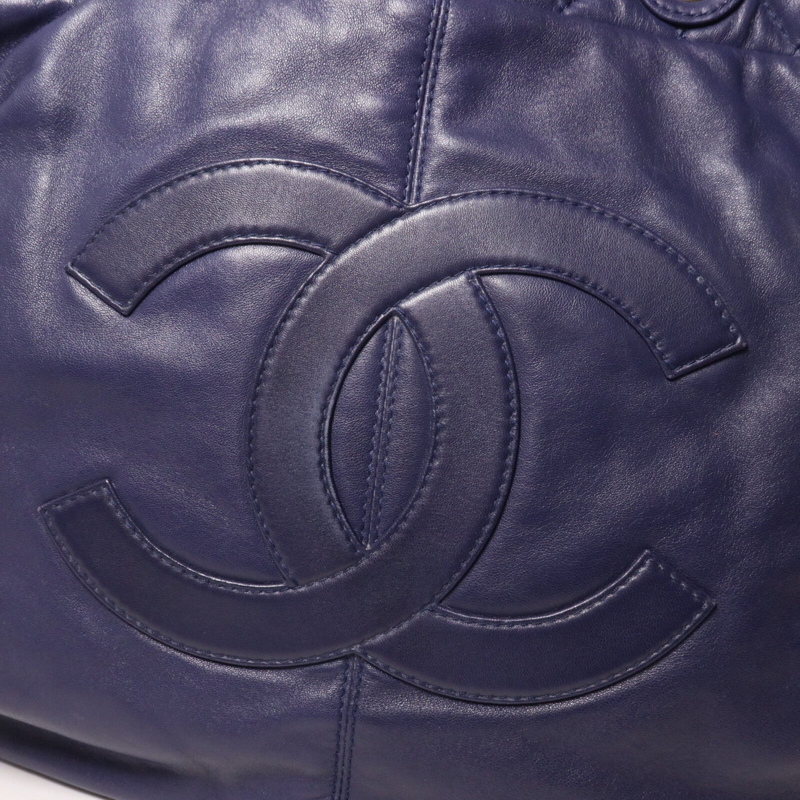CHANEL 牛皮皮革Chain Shoulder鏈帶手挽肩背兩用袋