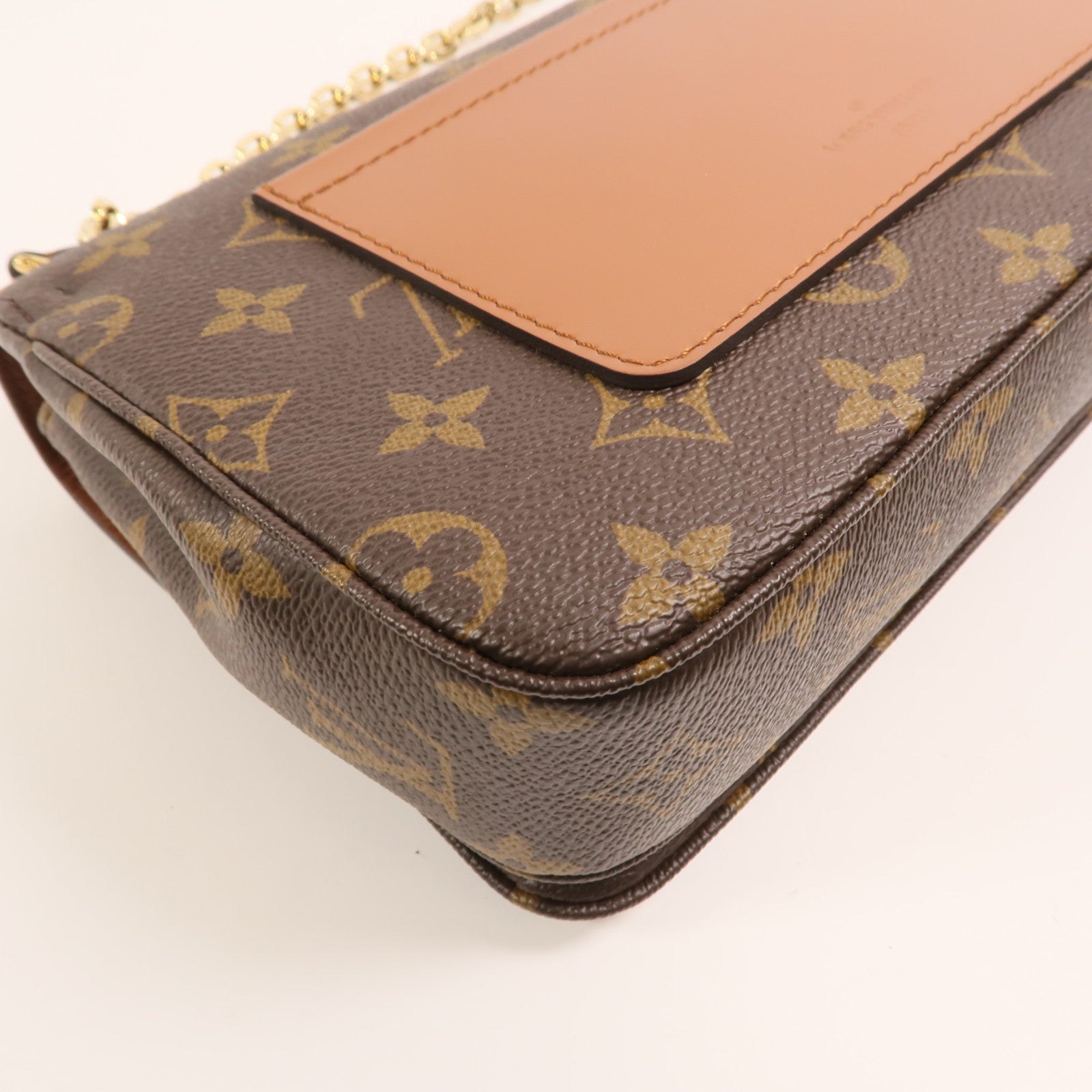 LOUIS VUITTON 【激減優惠】Monogram Marceau金扣鏈帶肩背袋